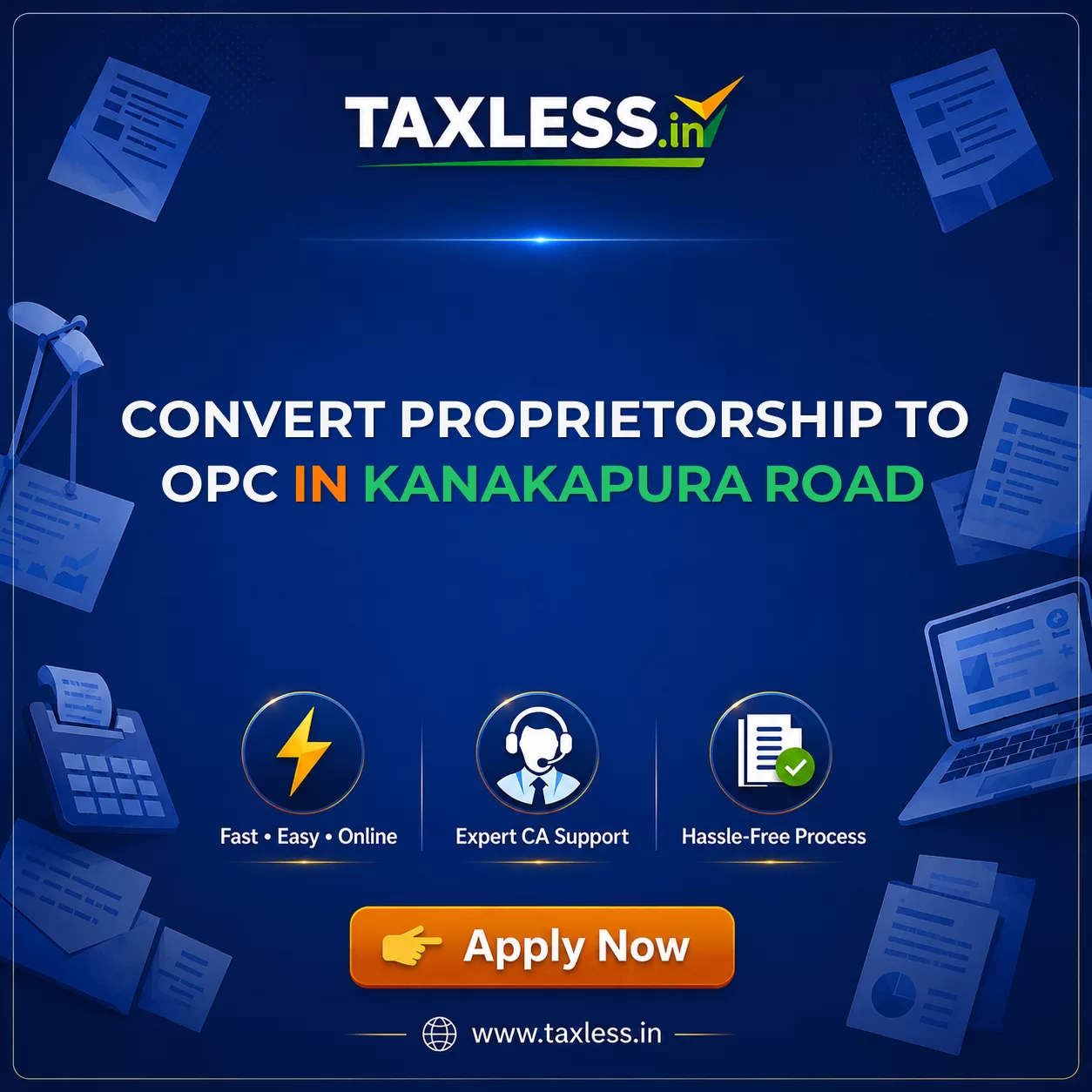 Convert Proprietorship To OPC in Kanakapura Road