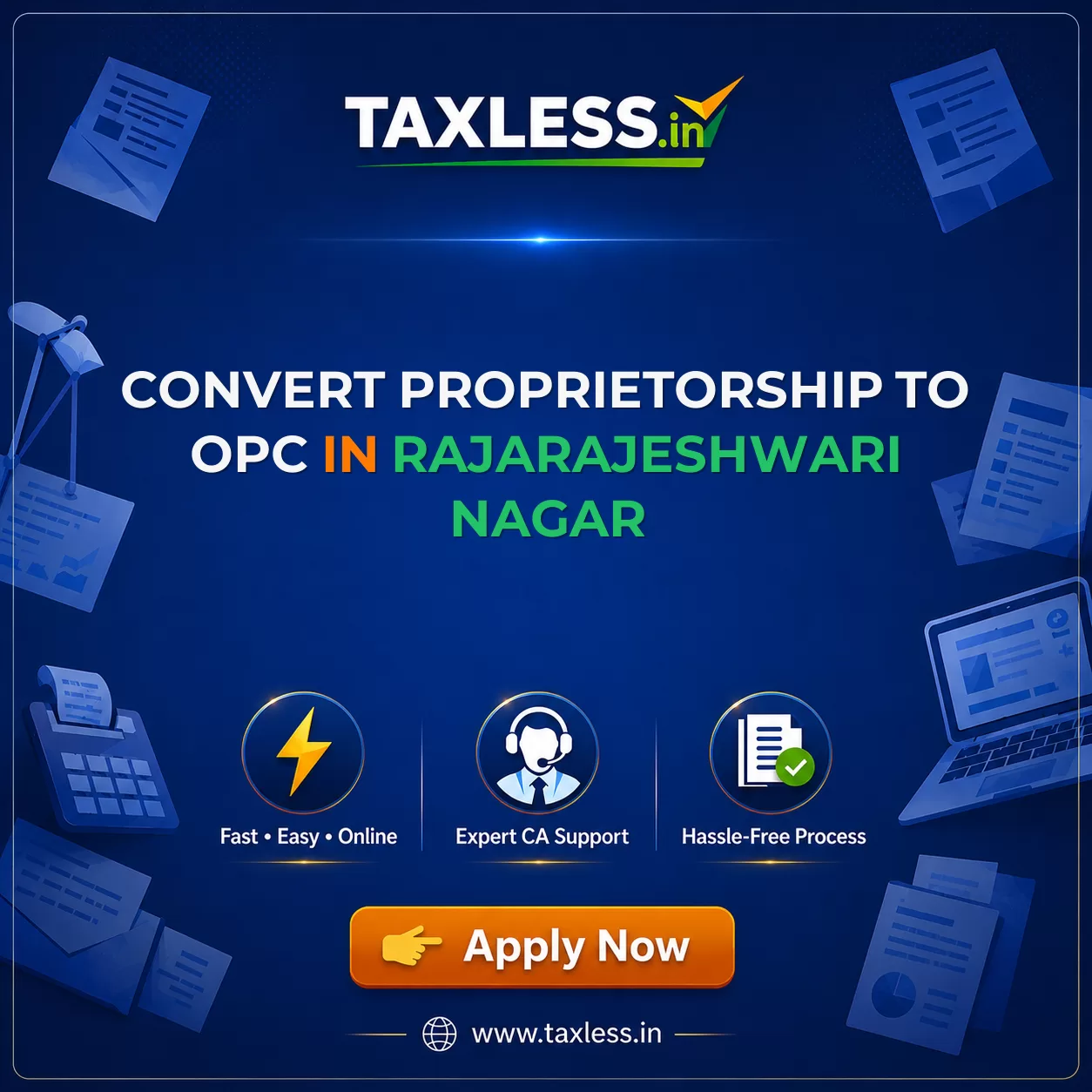 Convert Proprietorship To OPC in Rajarajeshwari Nagar
