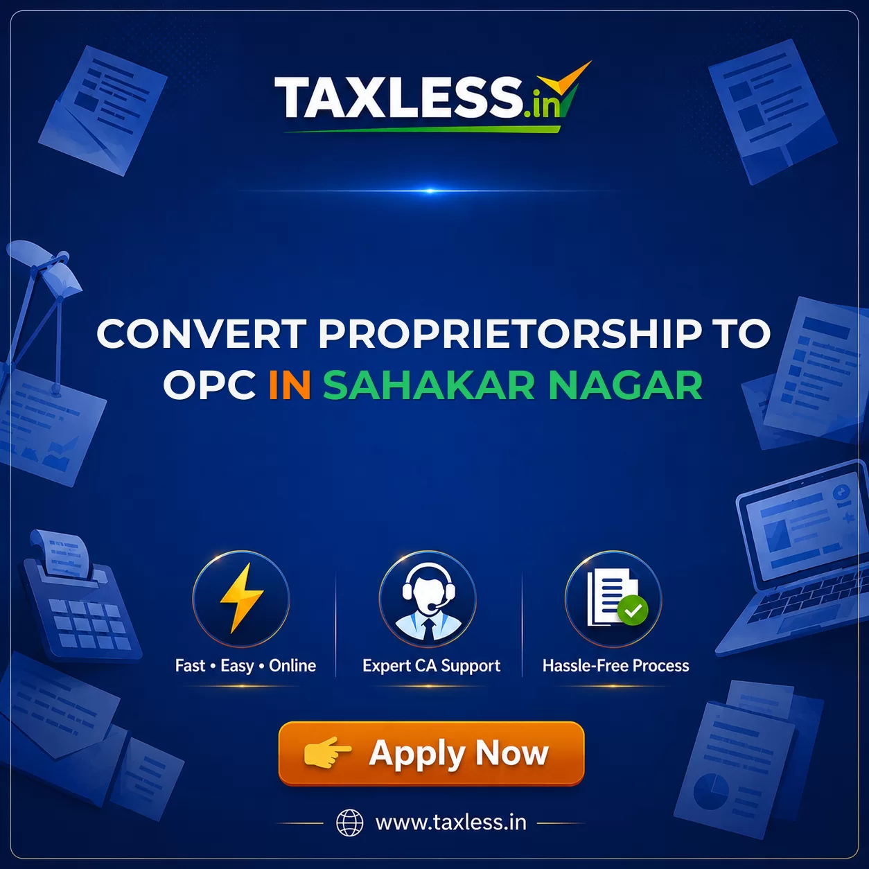 Convert Proprietorship To OPC in Sahakar Nagar