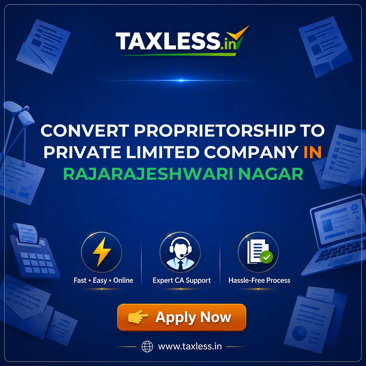 Convert Proprietorship To Private Limited Company in Rajarajeshwari Nagar
