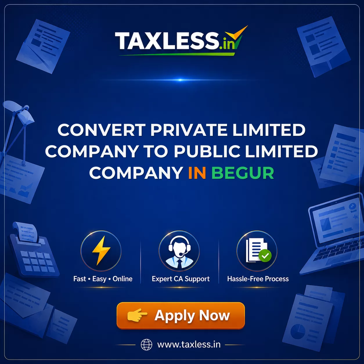 Convert Private Limited Company To Public Limited Company in Begur