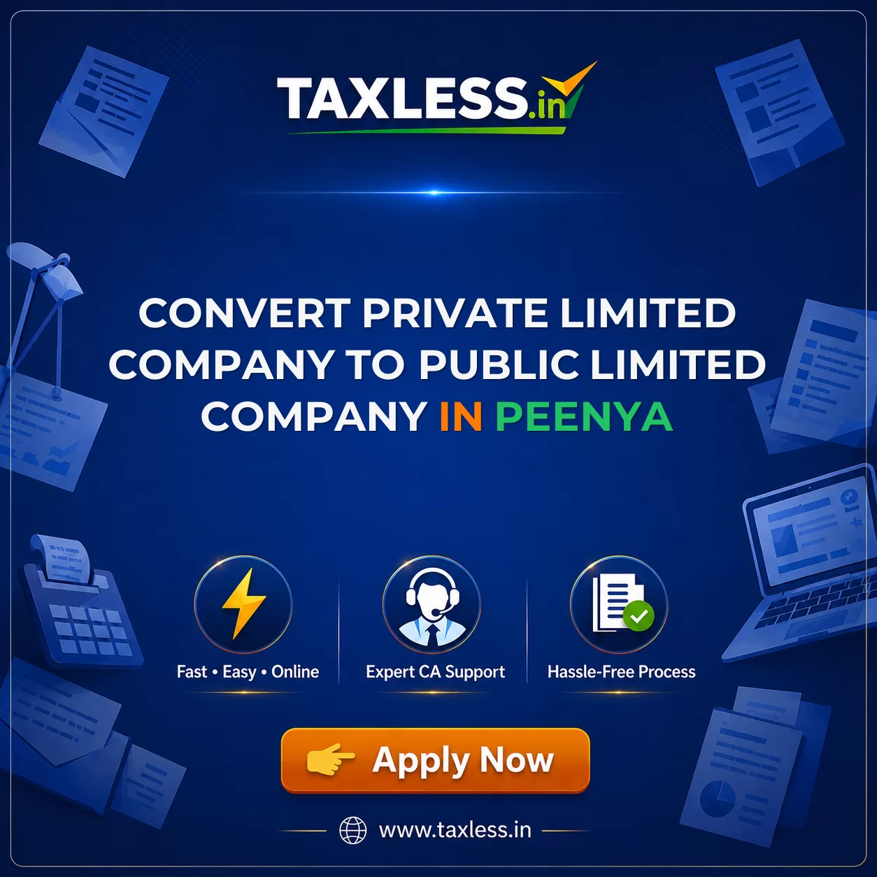 Convert Private Limited Company To Public Limited Company in Peenya