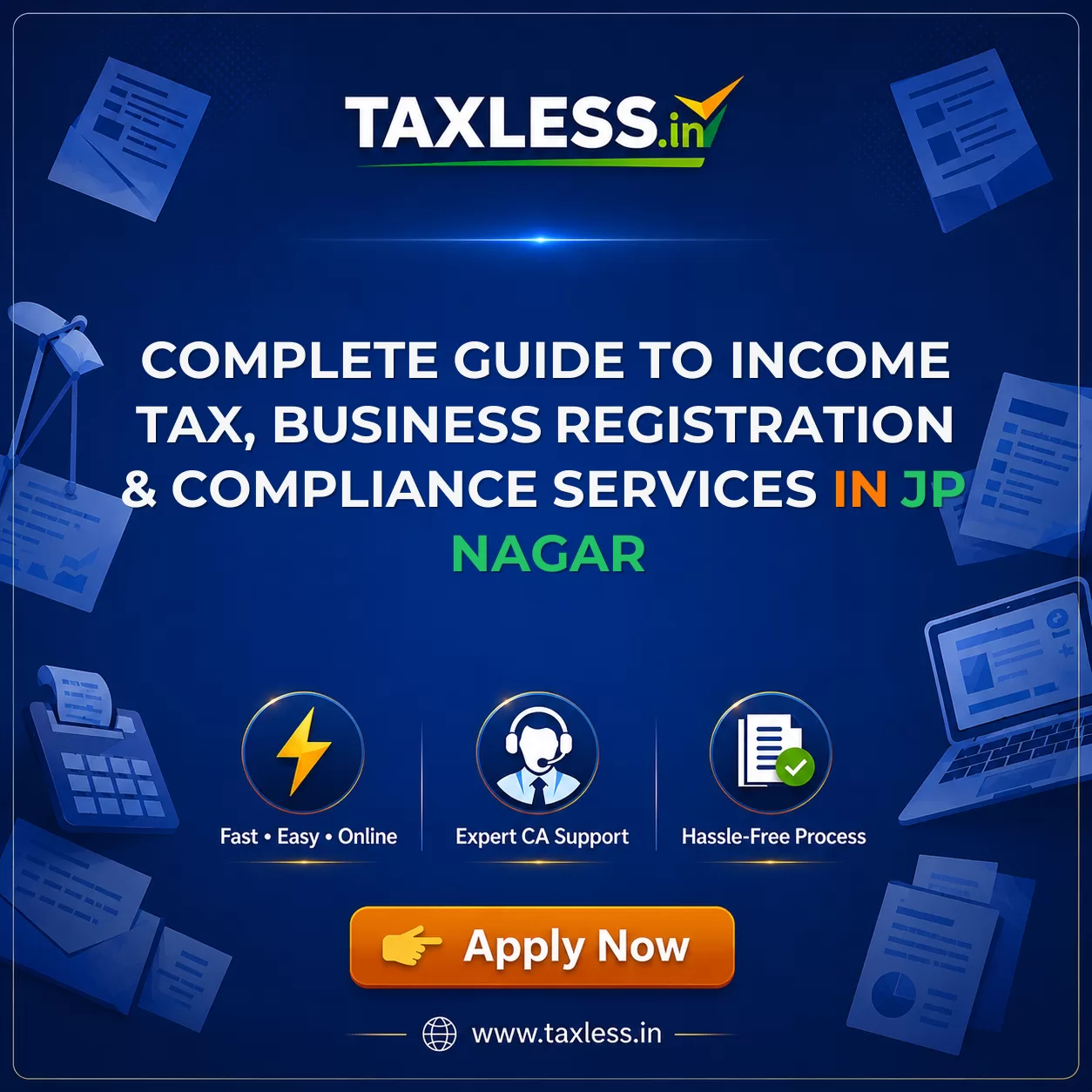 Complete Guide to Income Tax, Business Registration & Compliance Services in Jp Nagar