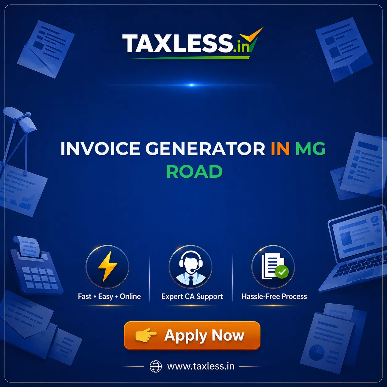 Invoice Generator in Mg Road