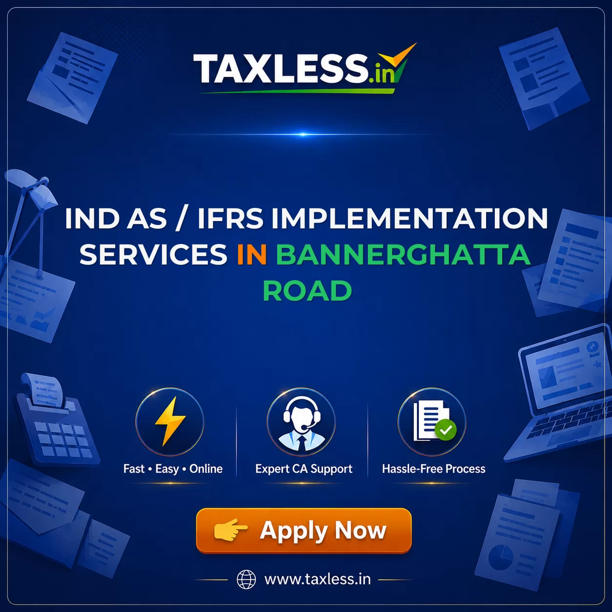 Ind AS / IFRS Implementation Services in Bannerghatta Road