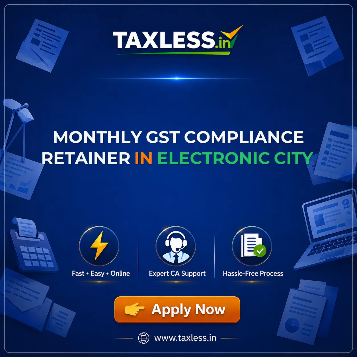 Monthly GST Compliance Retainer in Electronic City