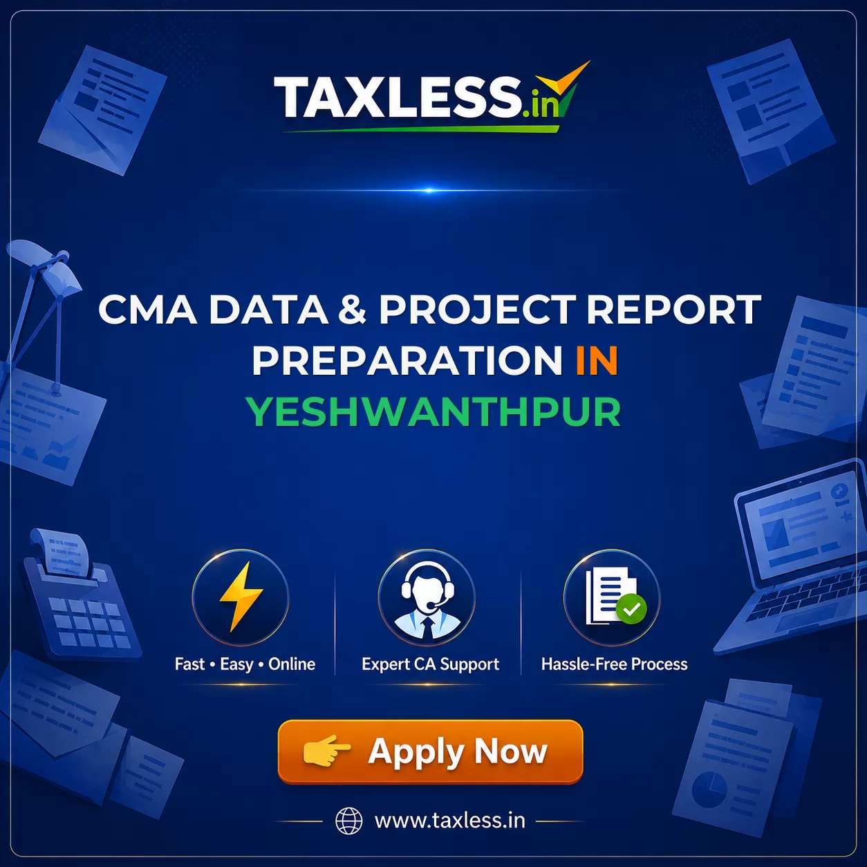 CMA Data & Project Report Preparation in Yeshwanthpur