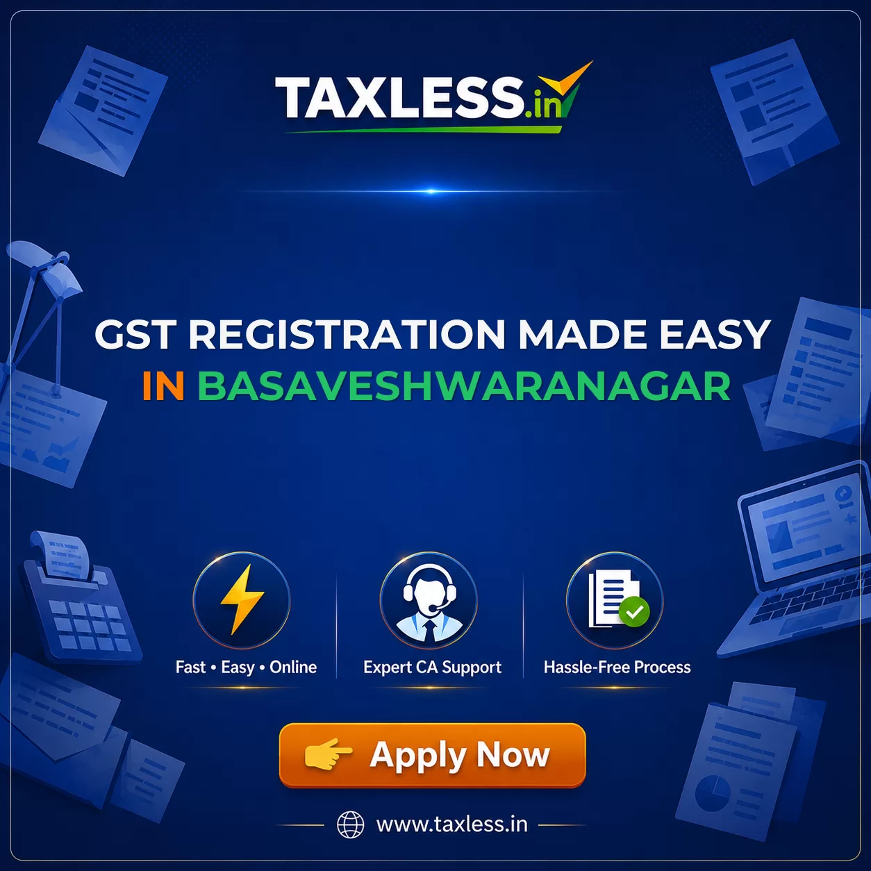 GST Registration Made Easy in Basaveshwaranagar