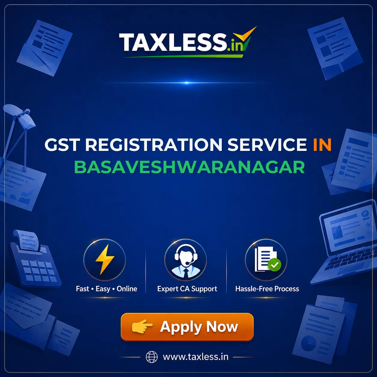 GST Registration Service in Basaveshwaranagar