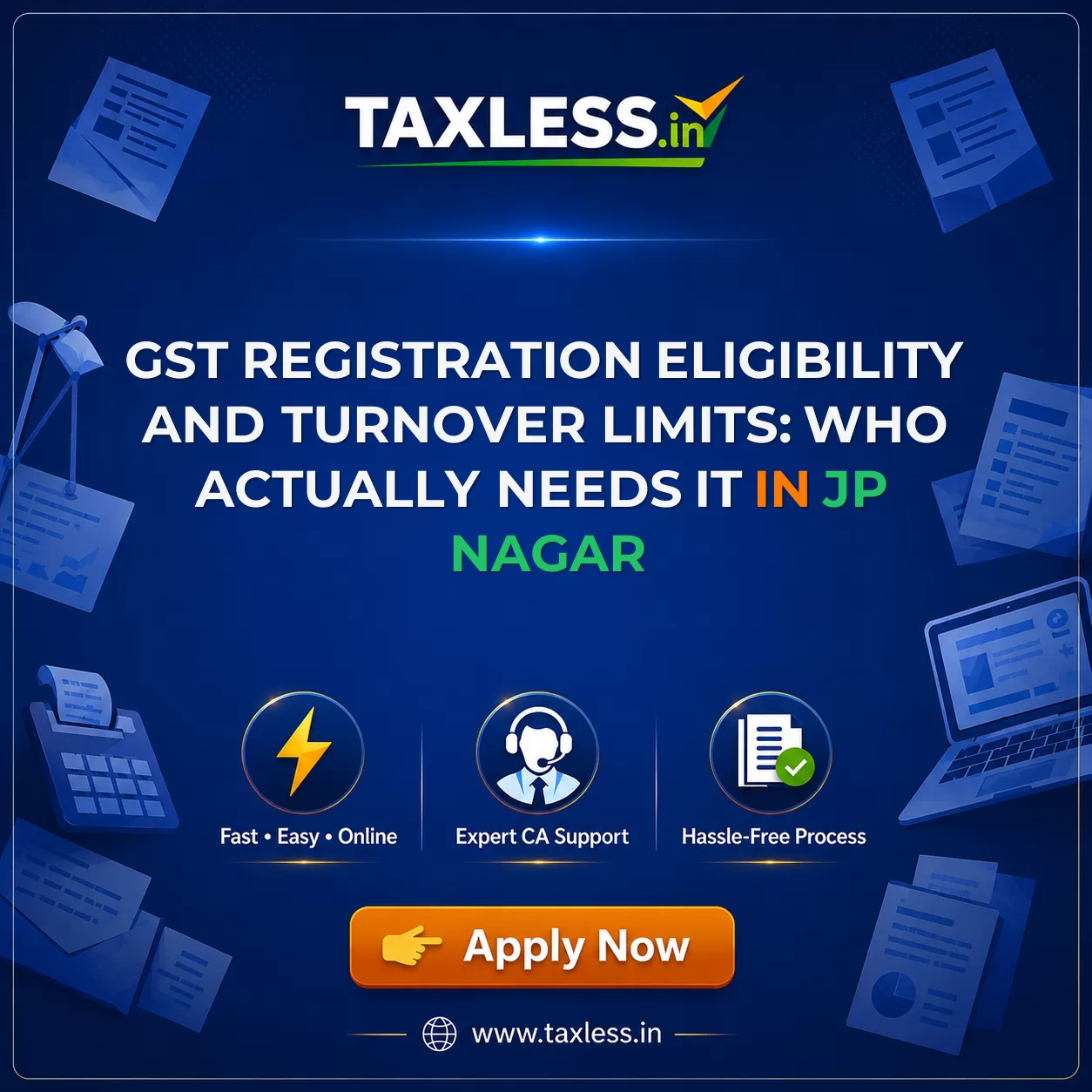 GST Registration Eligibility and Turnover Limits: Who Actually Needs It in Jp Nagar