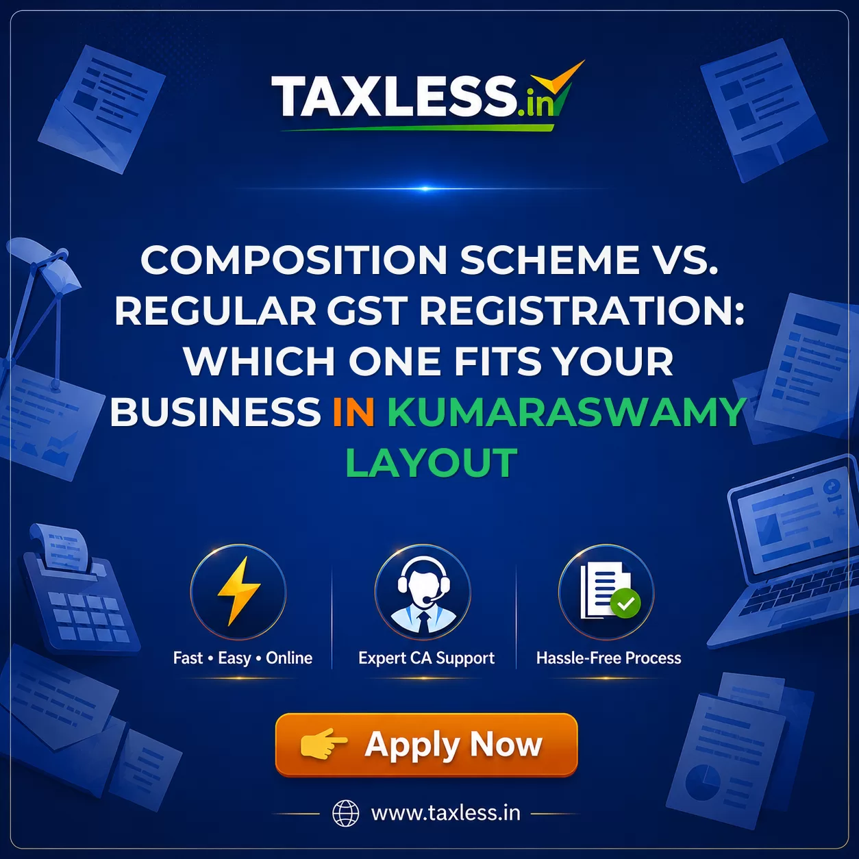 Composition Scheme vs. Regular GST Registration: Which One Fits Your Business in Kumaraswamy Layout