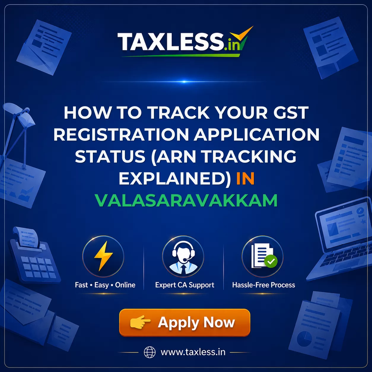 How to Track Your GST Registration Application Status (ARN Tracking Explained) in Valasaravakkam