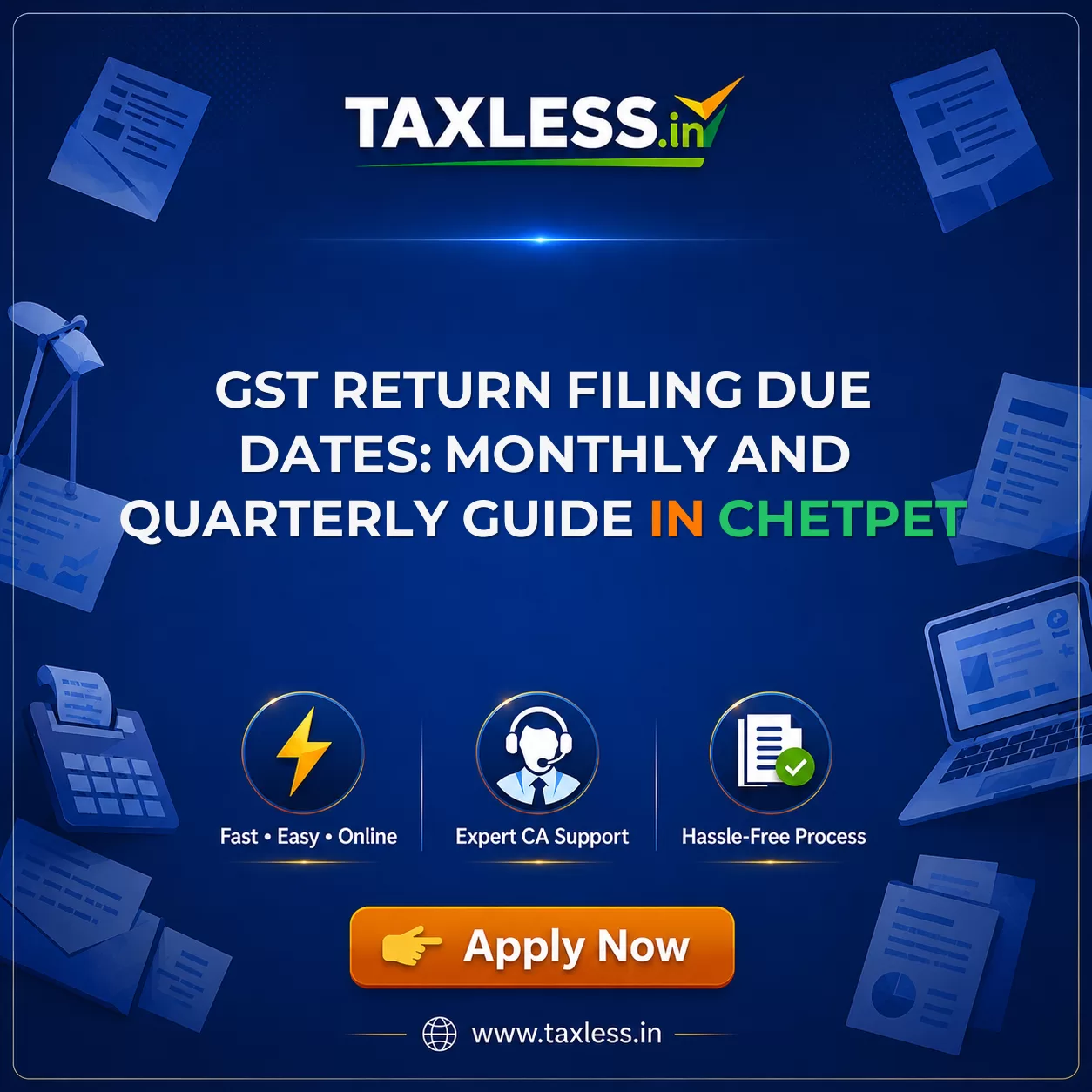 GST Return Filing Due Dates: Monthly and Quarterly Guide in Chetpet