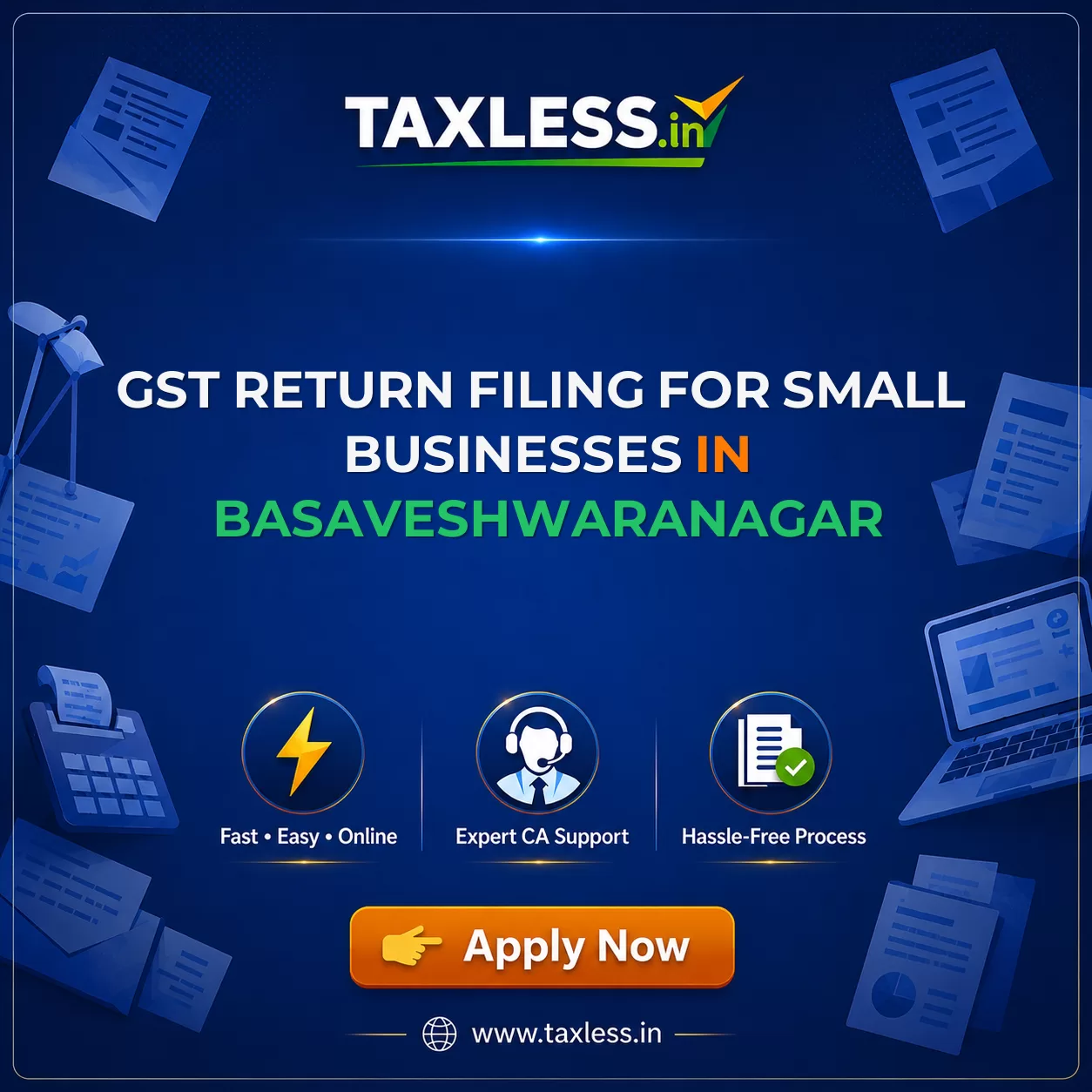 GST Return Filing for Small Businesses in Basaveshwaranagar