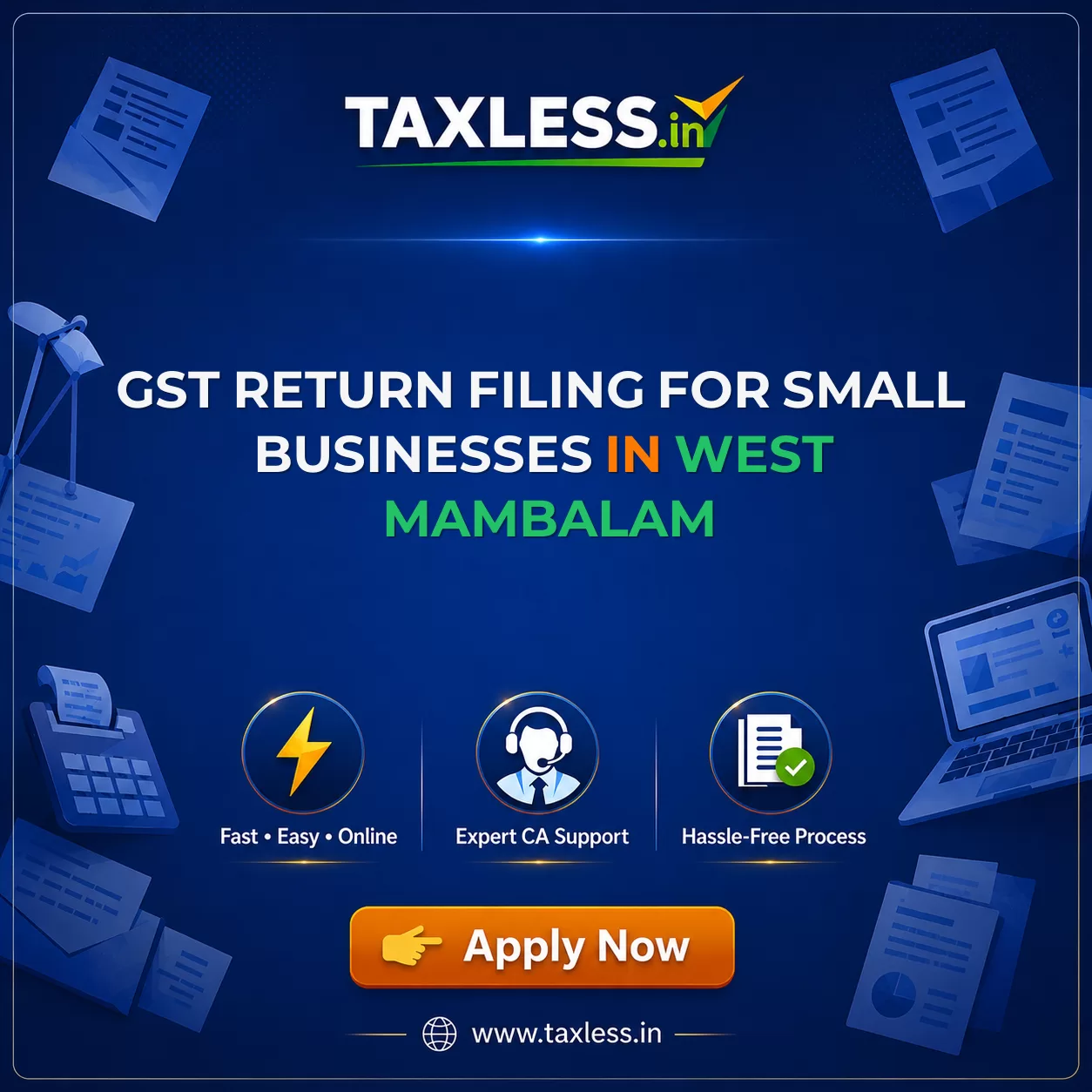 GST Return Filing for Small Businesses in West Mambalam
