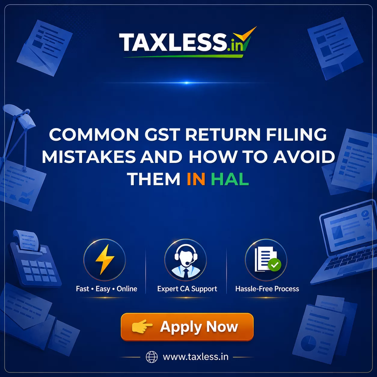 Common GST Return Filing Mistakes and How to Avoid Them in Hal