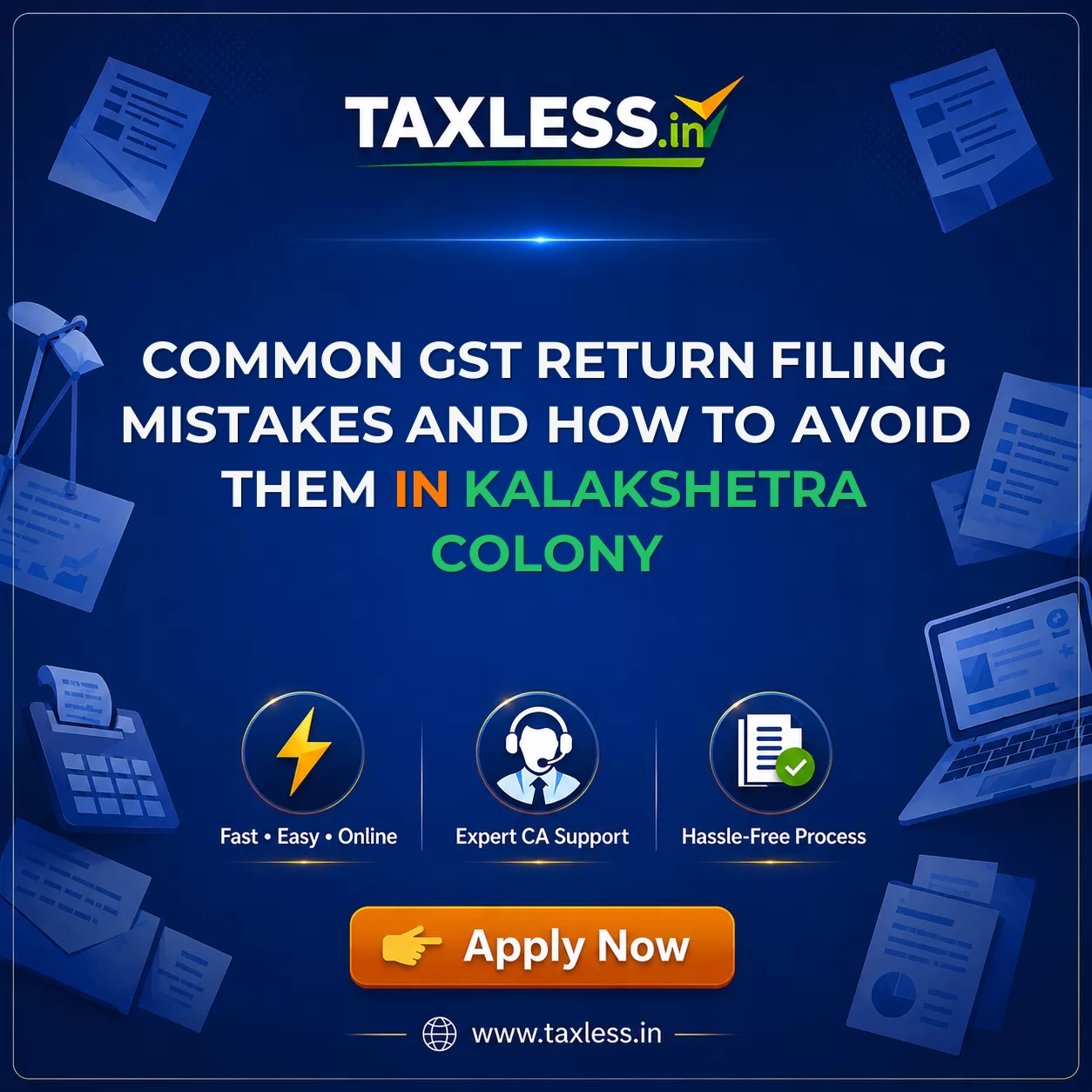 Common GST Return Filing Mistakes and How to Avoid Them in Kalakshetra Colony