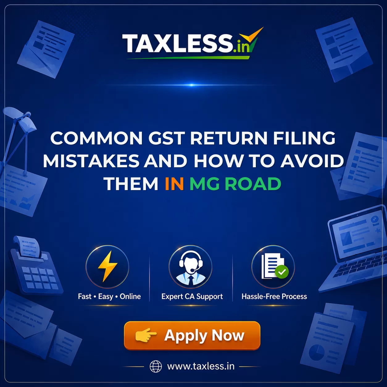 Common GST Return Filing Mistakes and How to Avoid Them in Mg Road