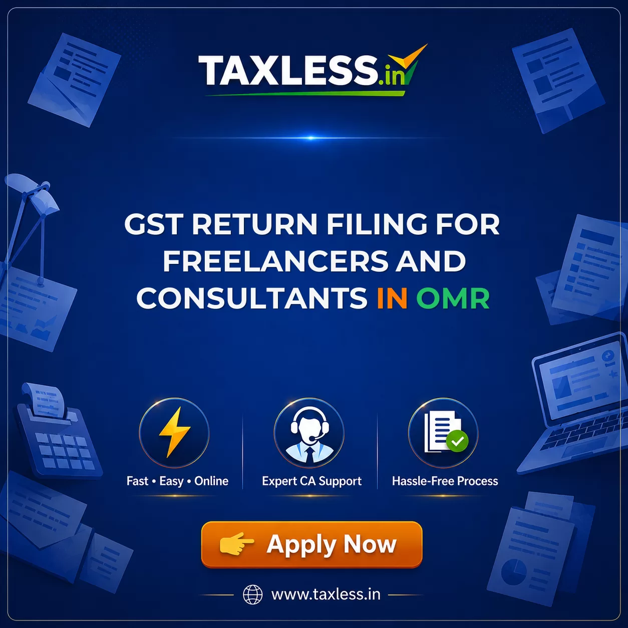 GST Return Filing for Freelancers and Consultants in Omr