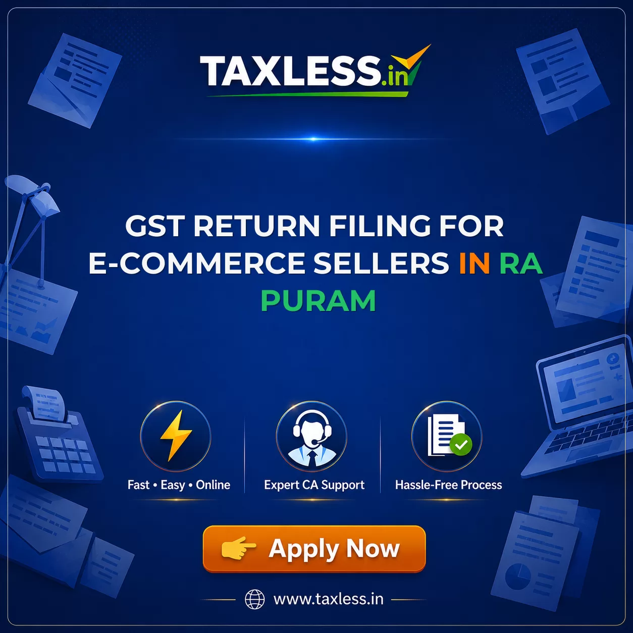 GST Return Filing for E-Commerce Sellers in Ra Puram