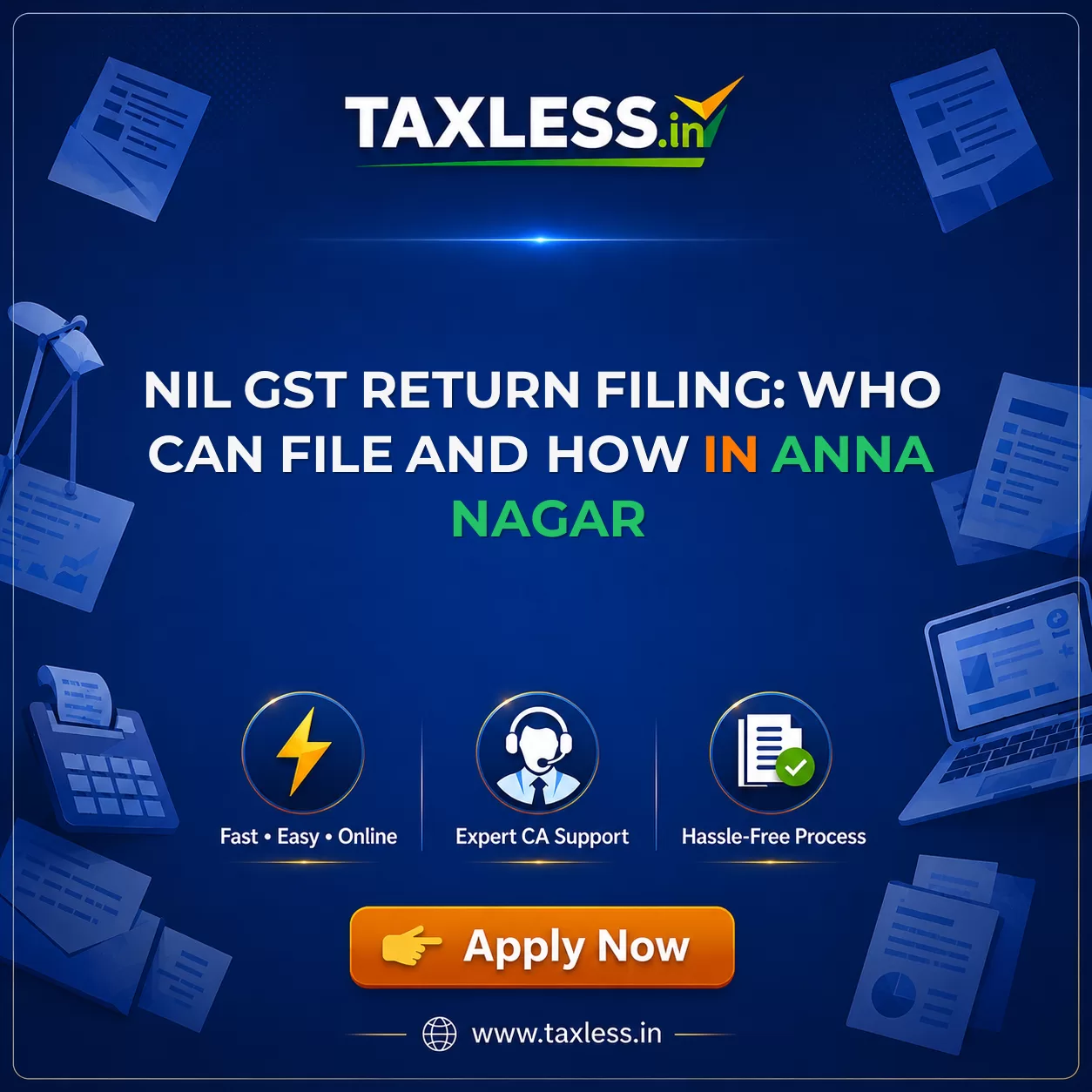 Nil GST Return Filing: Who Can File and How in Anna Nagar