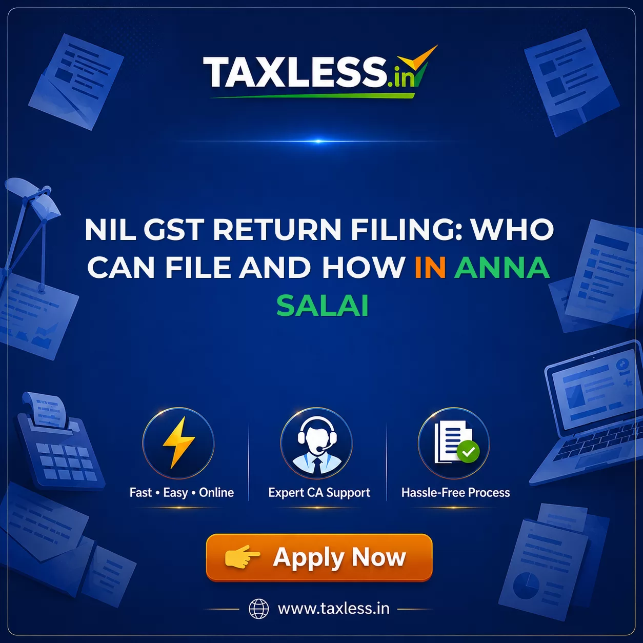 Nil GST Return Filing: Who Can File and How in Anna Salai