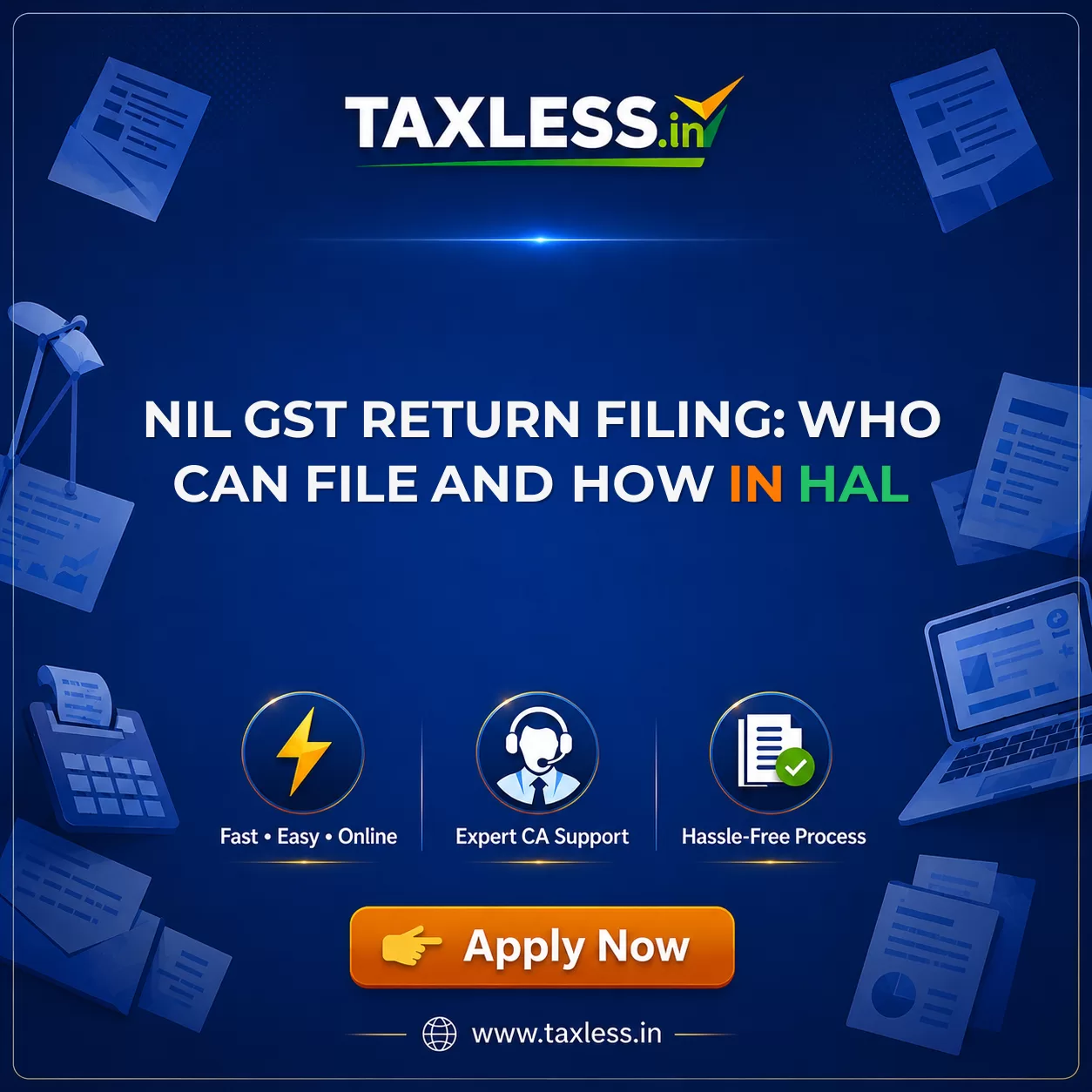 Nil GST Return Filing: Who Can File and How in Hal