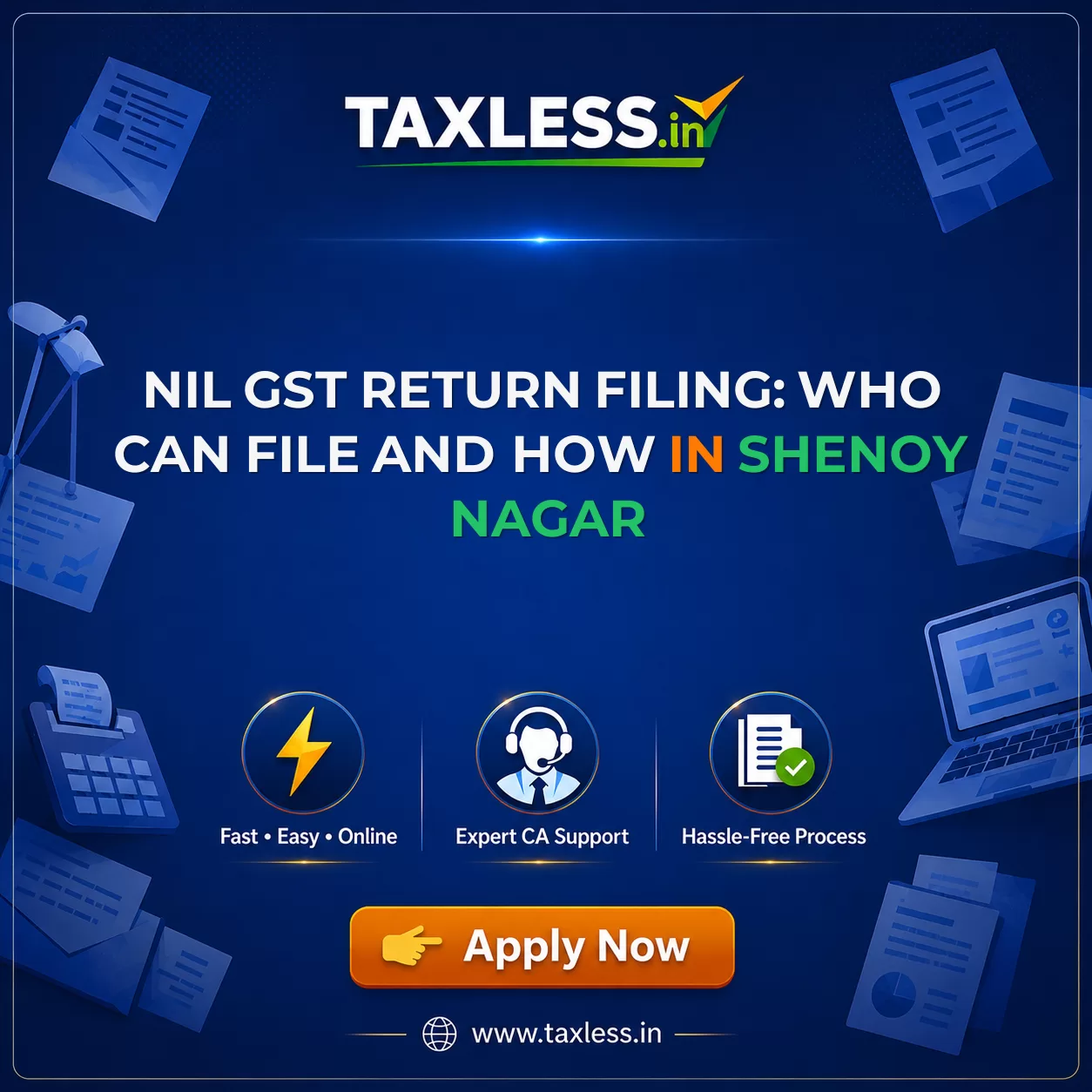 Nil GST Return Filing: Who Can File and How in Shenoy Nagar