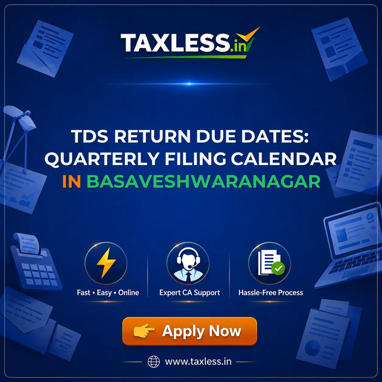 TDS Return Due Dates: Quarterly Filing Calendar in Basaveshwaranagar