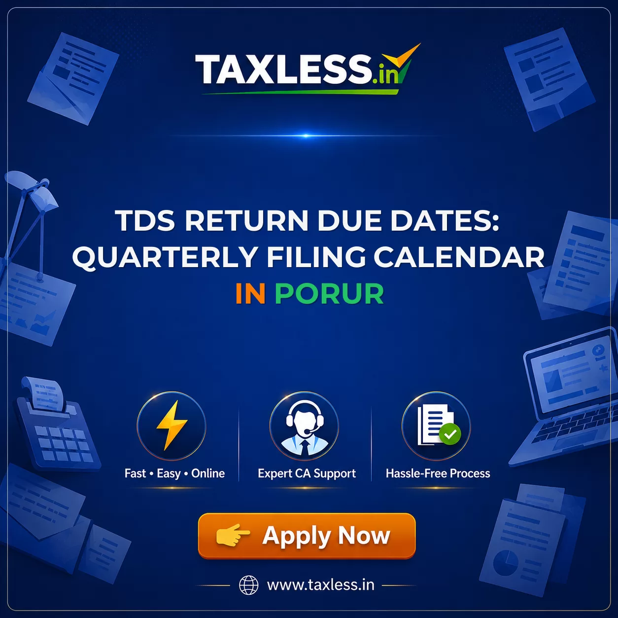 TDS Return Due Dates: Quarterly Filing Calendar in Porur