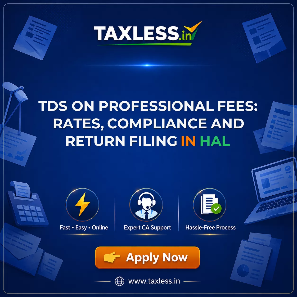 TDS on Professional Fees: Rates, Compliance and Return Filing in Hal
