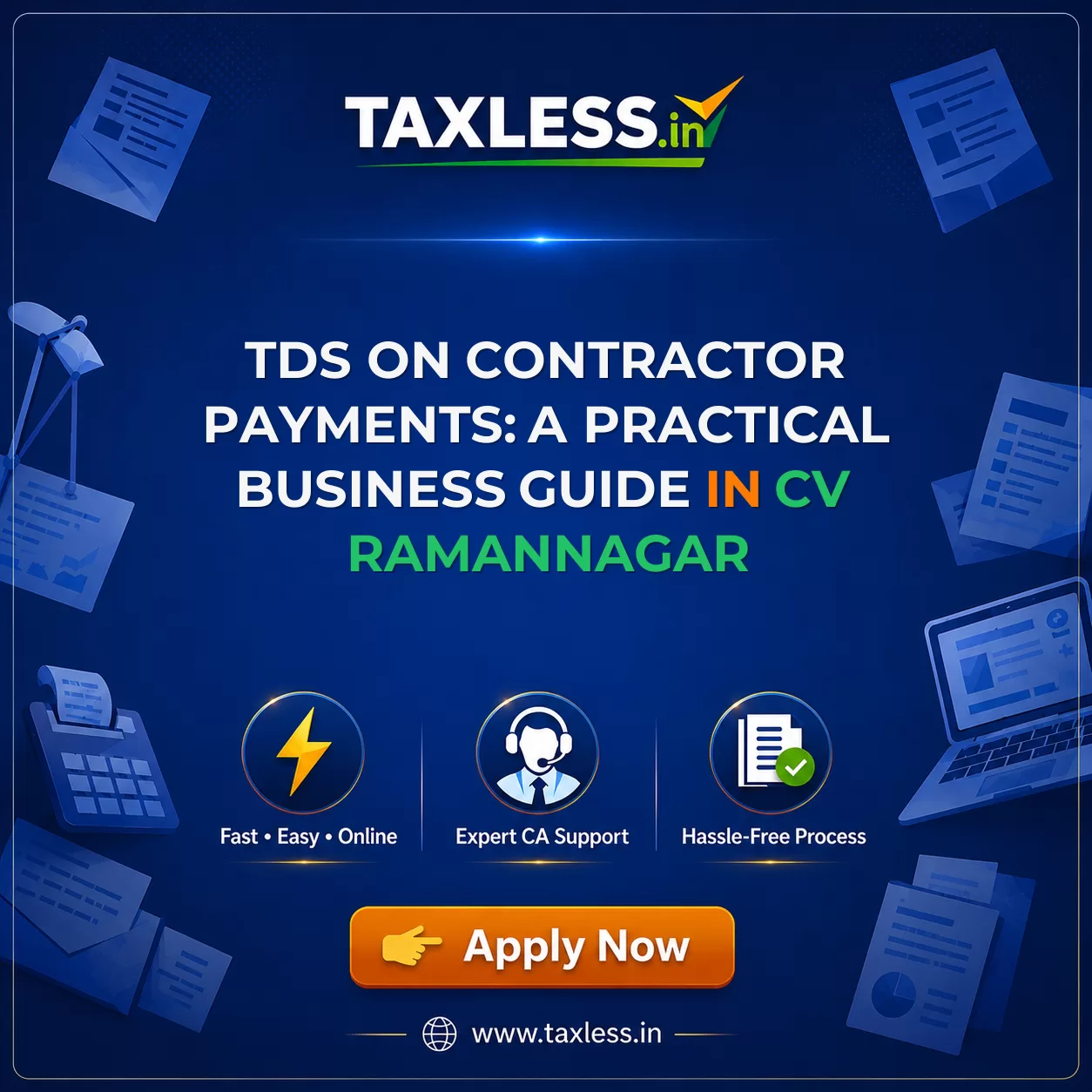 TDS on Contractor Payments: A Practical Business Guide in Cv Ramannagar