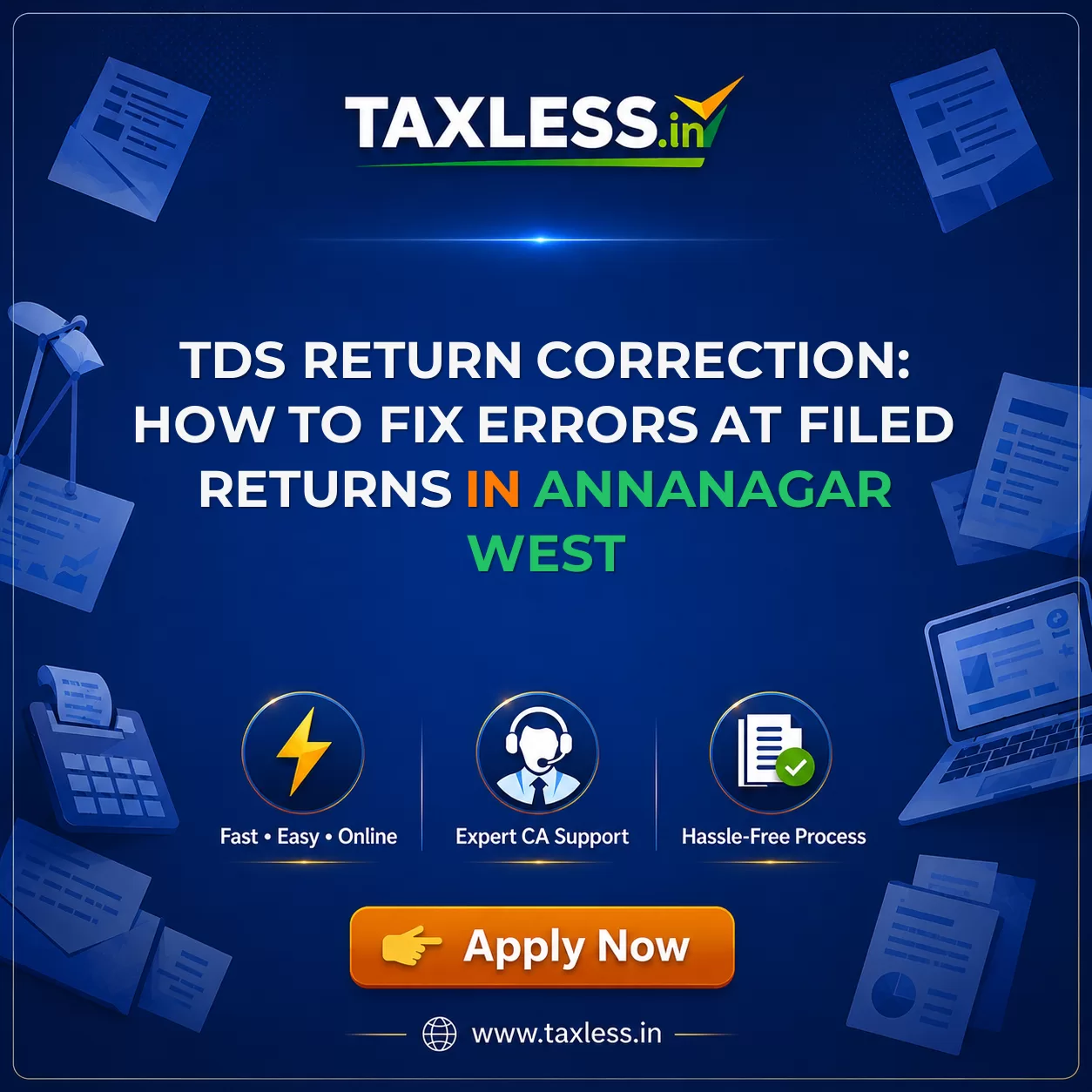 TDS Return Correction: How to Fix Errors at Filed Returns in Annanagar West