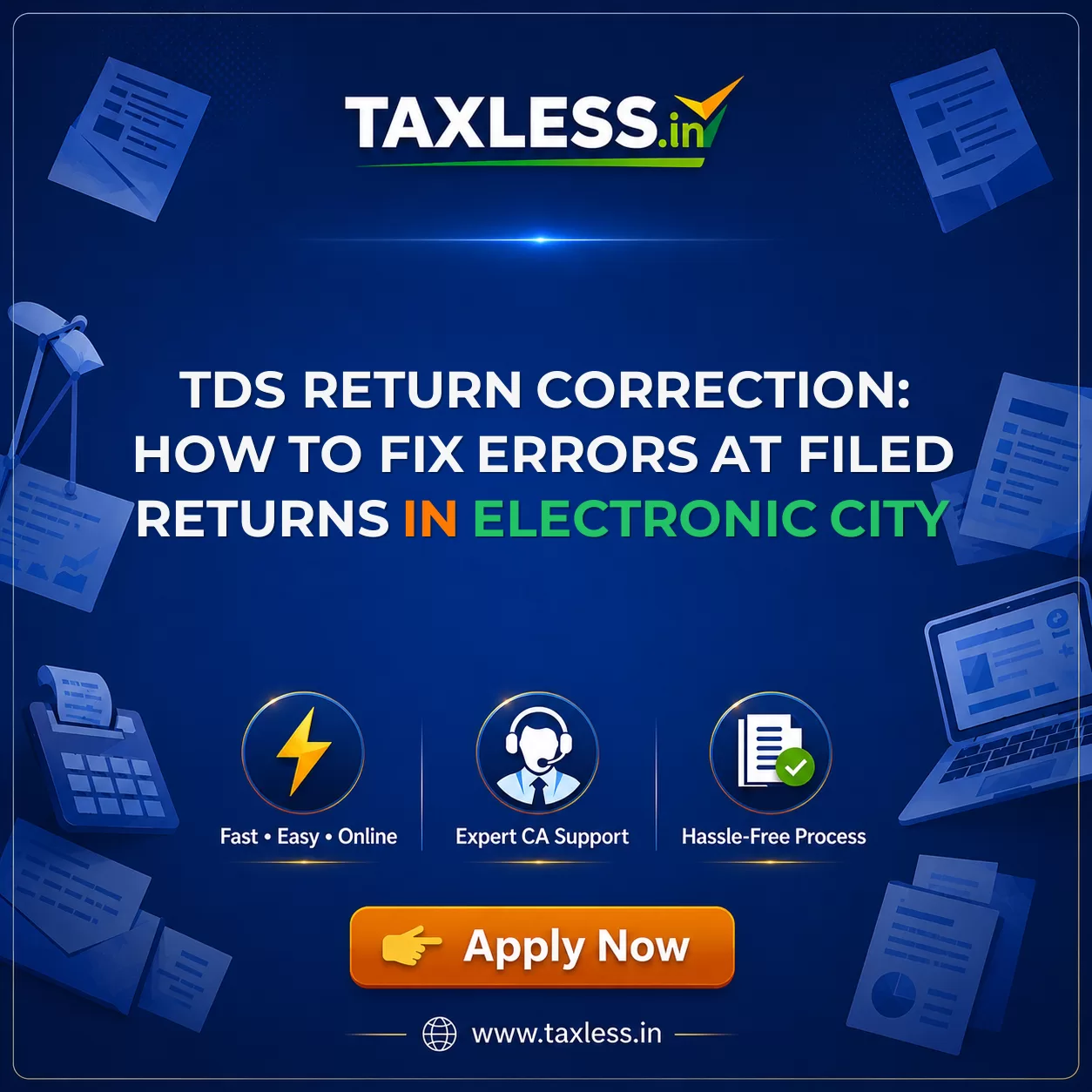 TDS Return Correction: How to Fix Errors at Filed Returns in Electronic City