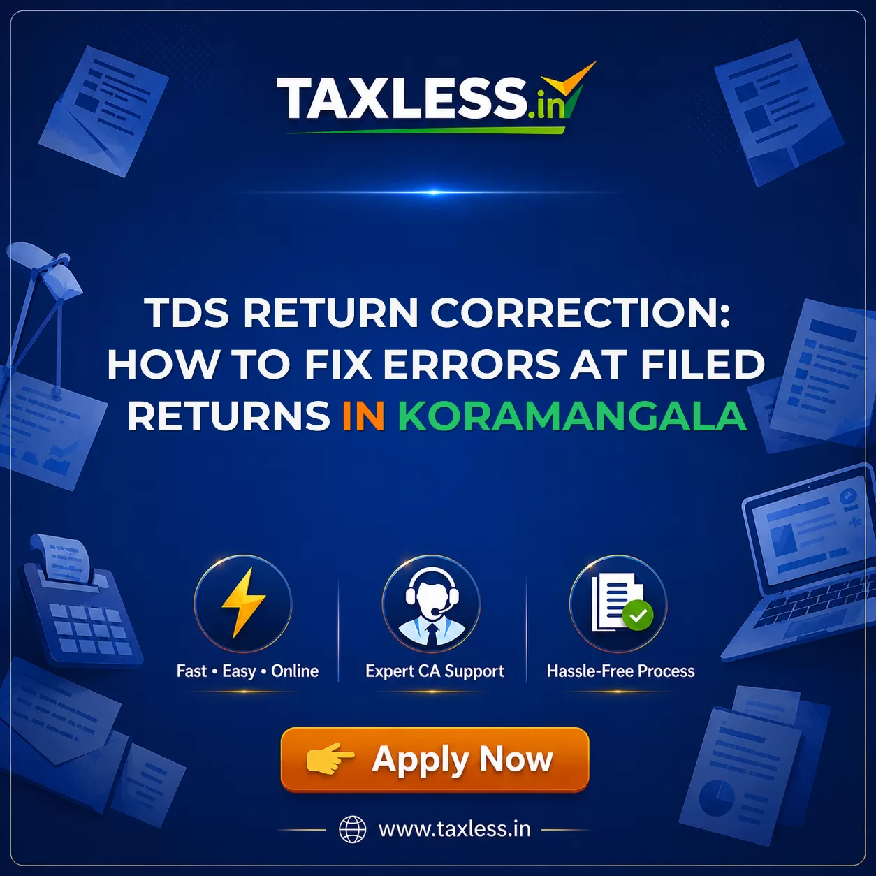TDS Return Correction: How to Fix Errors at Filed Returns in Koramangala