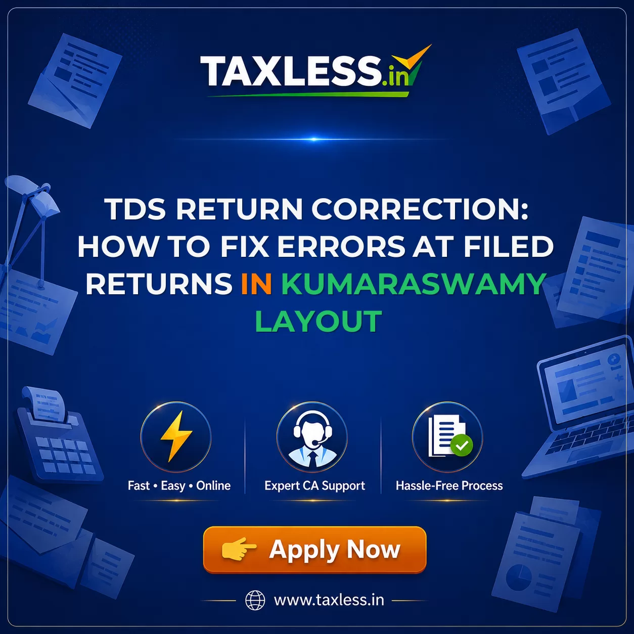 TDS Return Correction: How to Fix Errors at Filed Returns in Kumaraswamy Layout