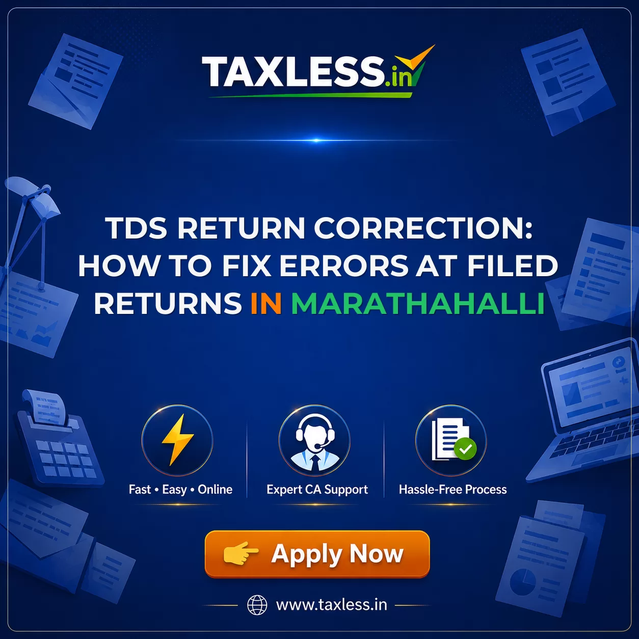 TDS Return Correction: How to Fix Errors at Filed Returns in Marathahalli