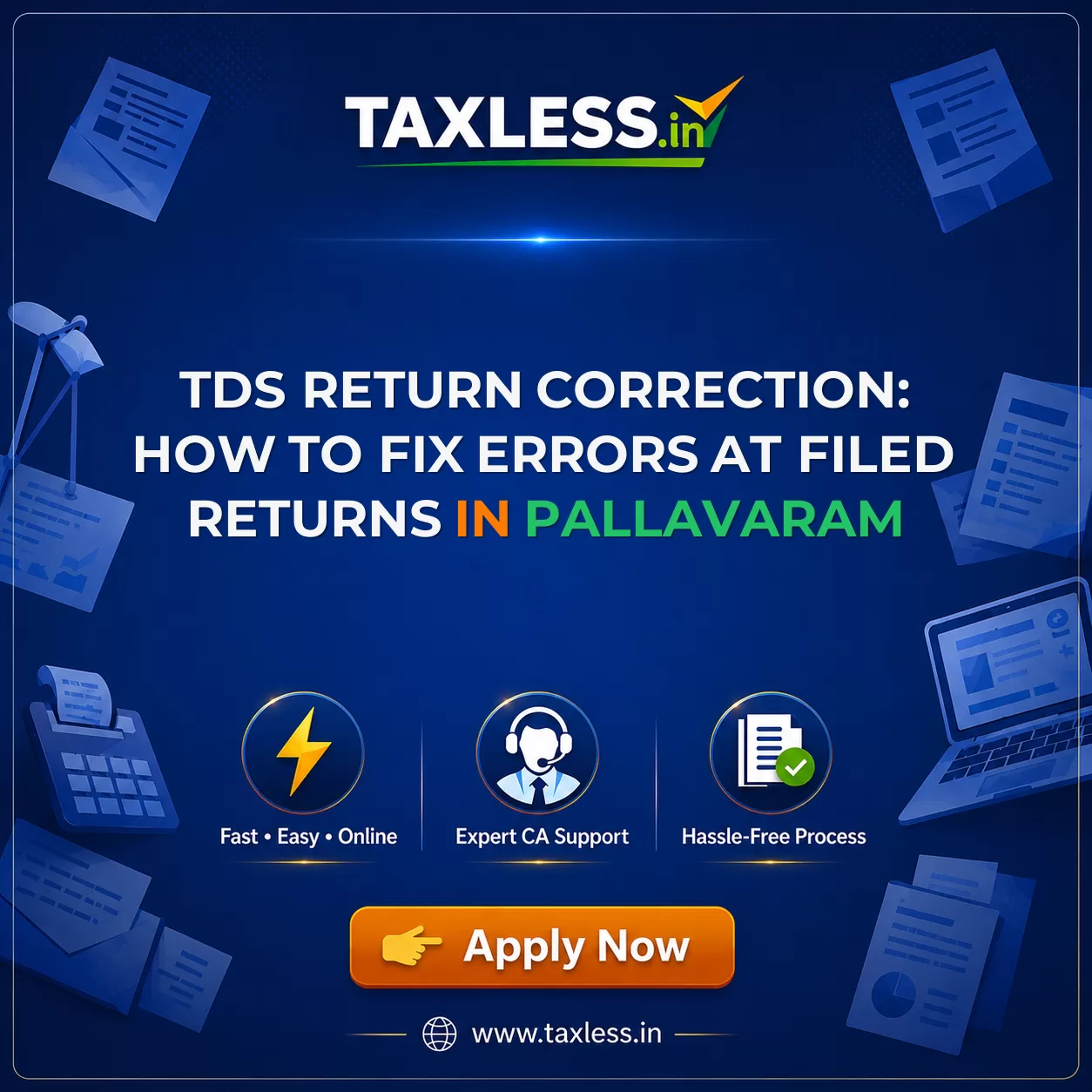 TDS Return Correction: How to Fix Errors at Filed Returns in Pallavaram