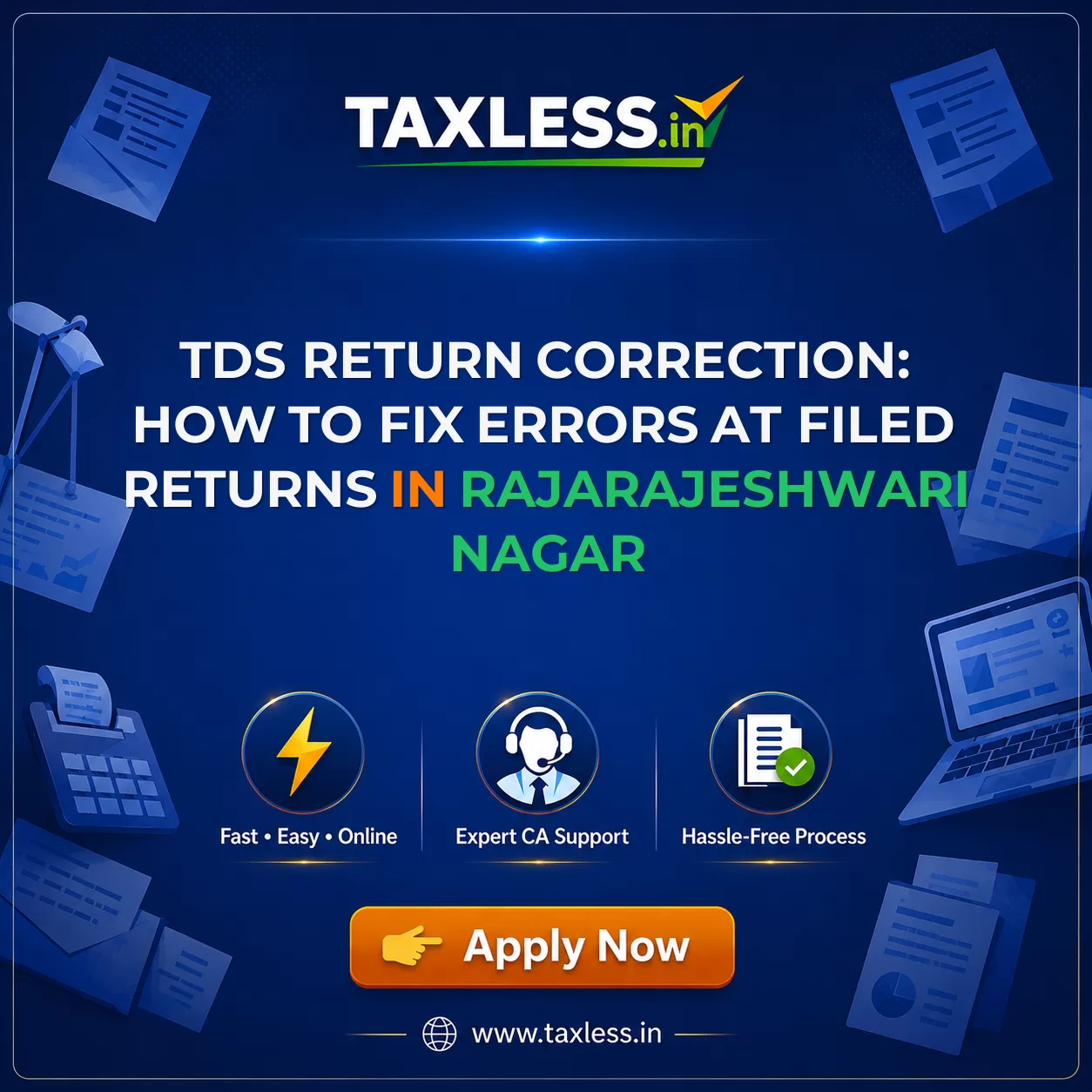 TDS Return Correction: How to Fix Errors at Filed Returns in Rajarajeshwari Nagar