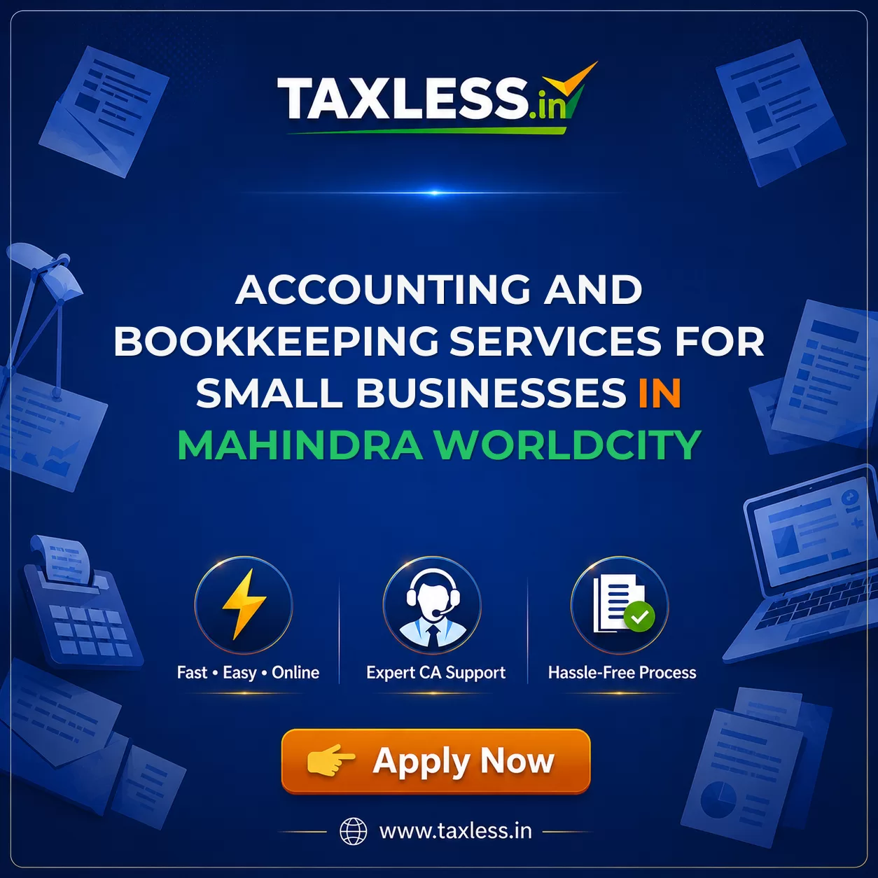 Accounting and Bookkeeping Services for Small Businesses in Mahindra Worldcity