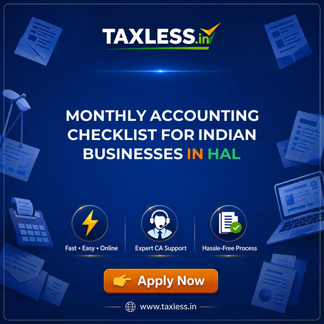 Monthly Accounting Checklist for Indian Businesses in Hal