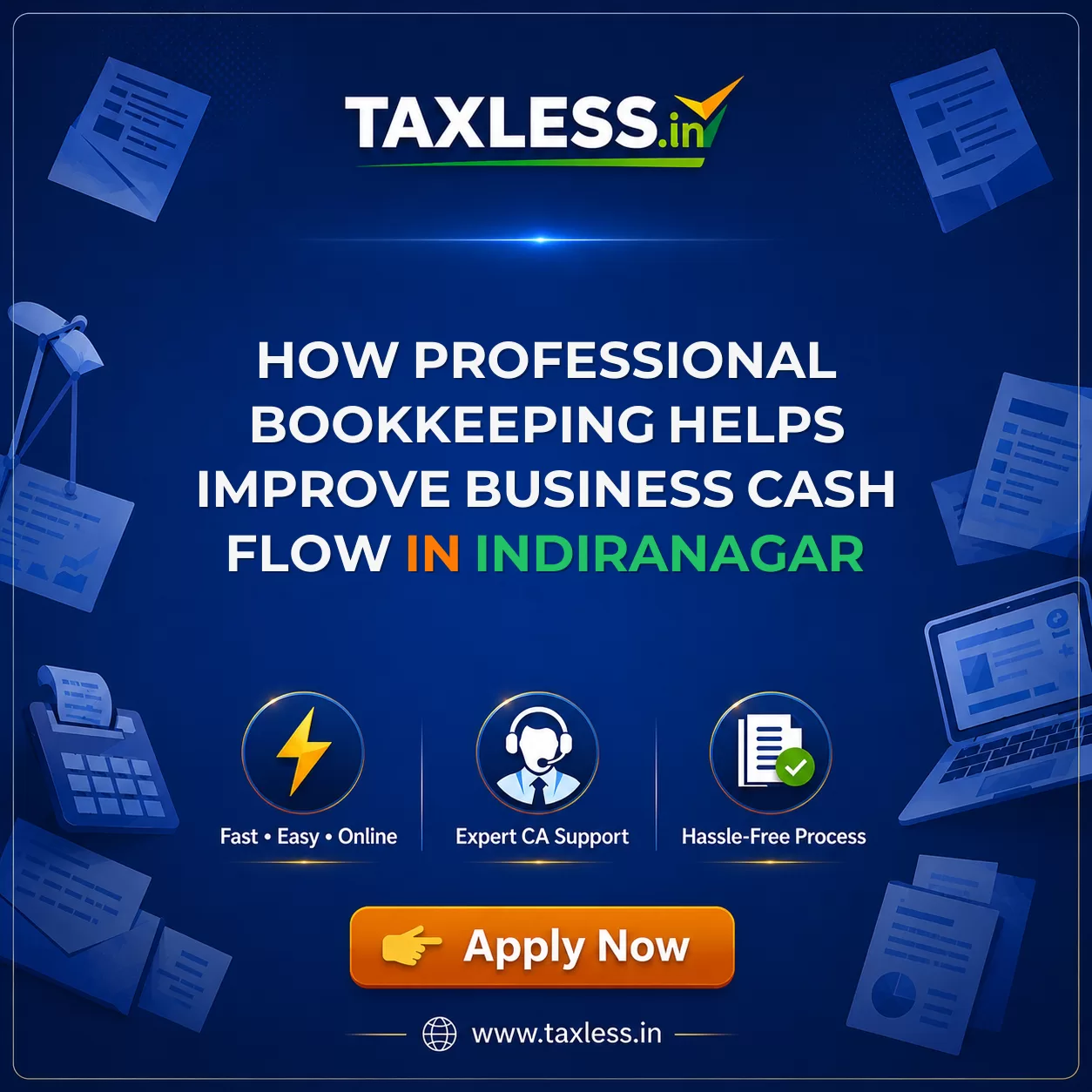 How Professional Bookkeeping Helps Improve Business Cash Flow in Indiranagar