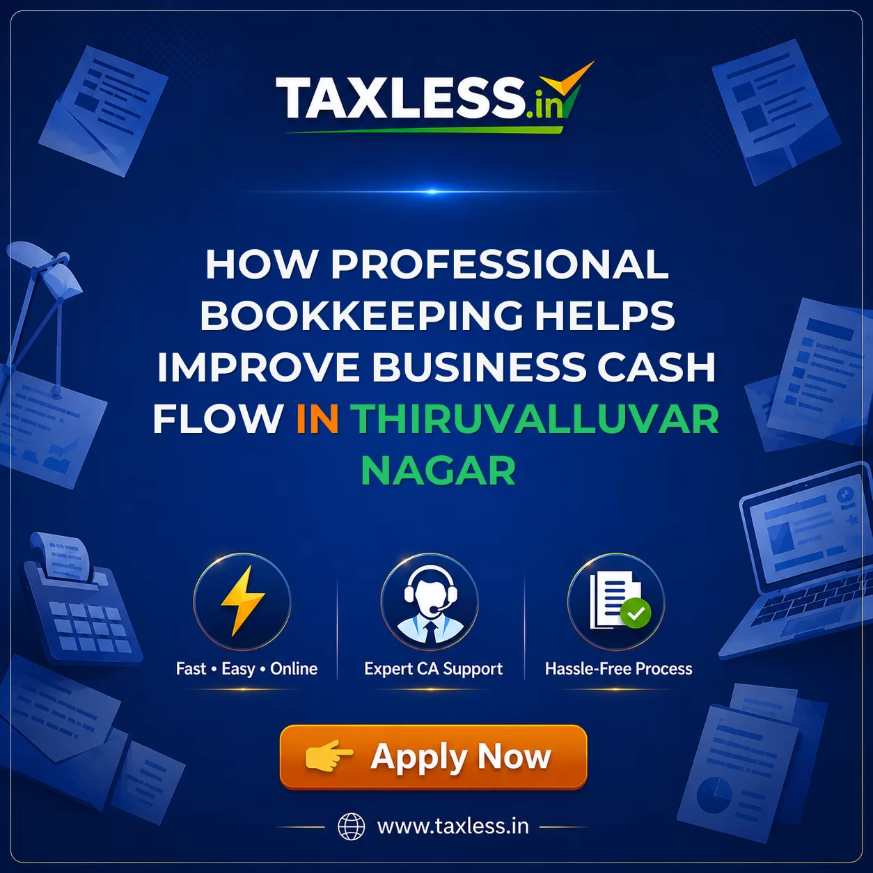 How Professional Bookkeeping Helps Improve Business Cash Flow in Thiruvalluvar Nagar
