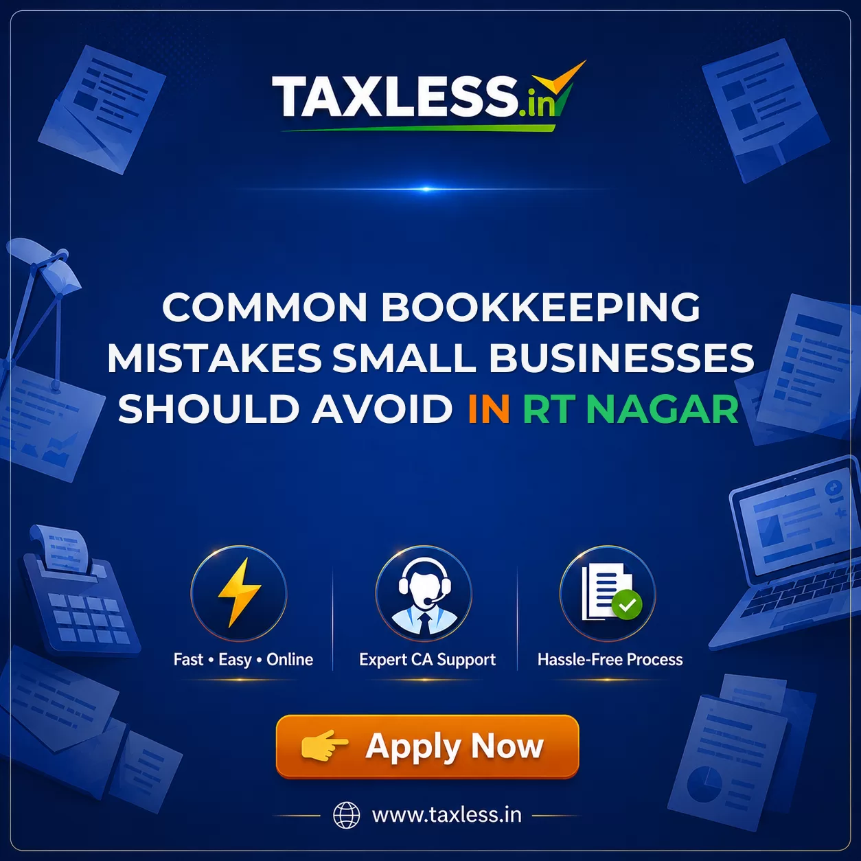 Common Bookkeeping Mistakes Small Businesses Should Avoid in Rt Nagar