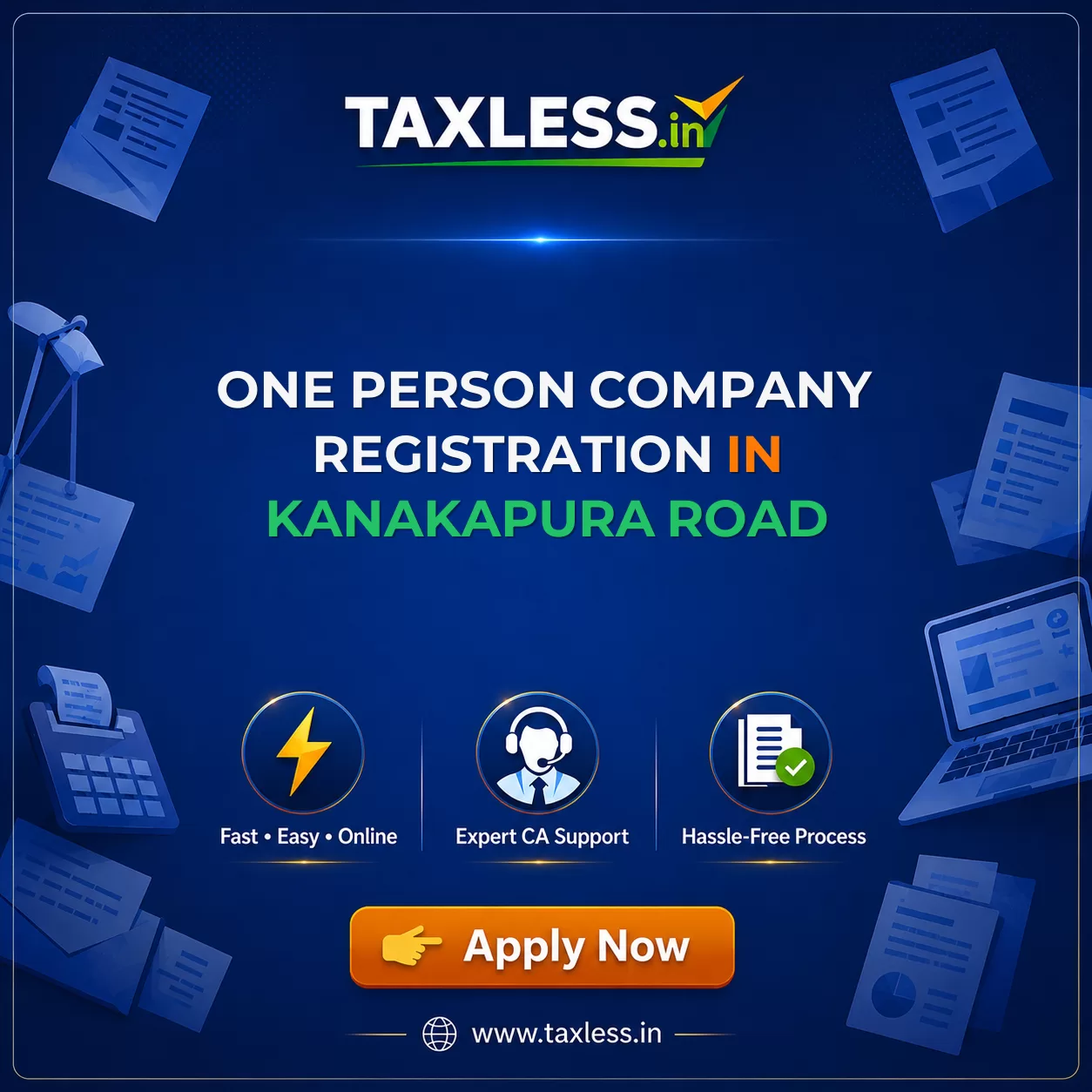 One Person Company Registration in Kanakapura Road