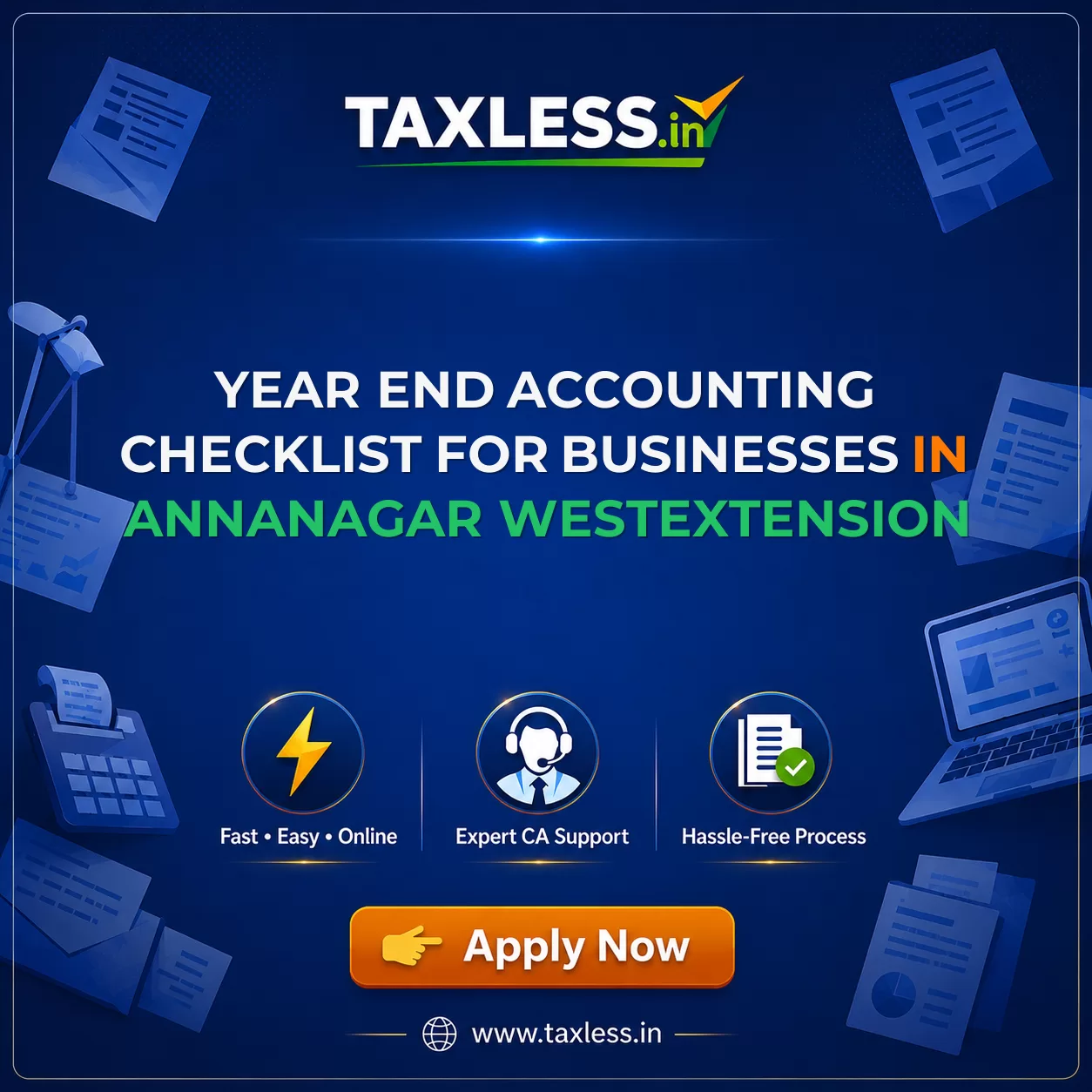 Year End Accounting Checklist for Businesses in Annanagar Westextension