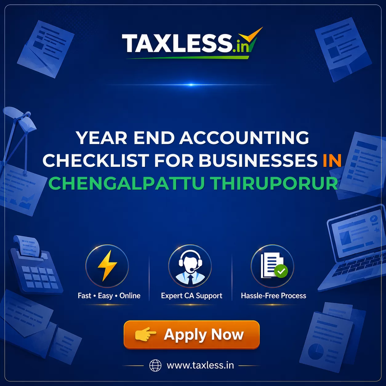 Year End Accounting Checklist for Businesses in Chengalpattu Thiruporur