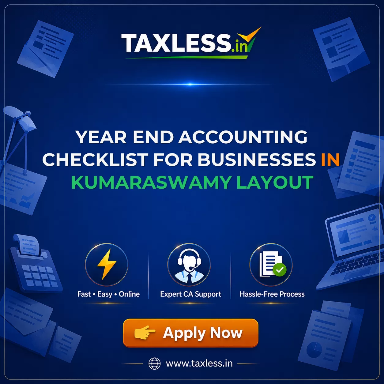 Year End Accounting Checklist for Businesses in Kumaraswamy Layout