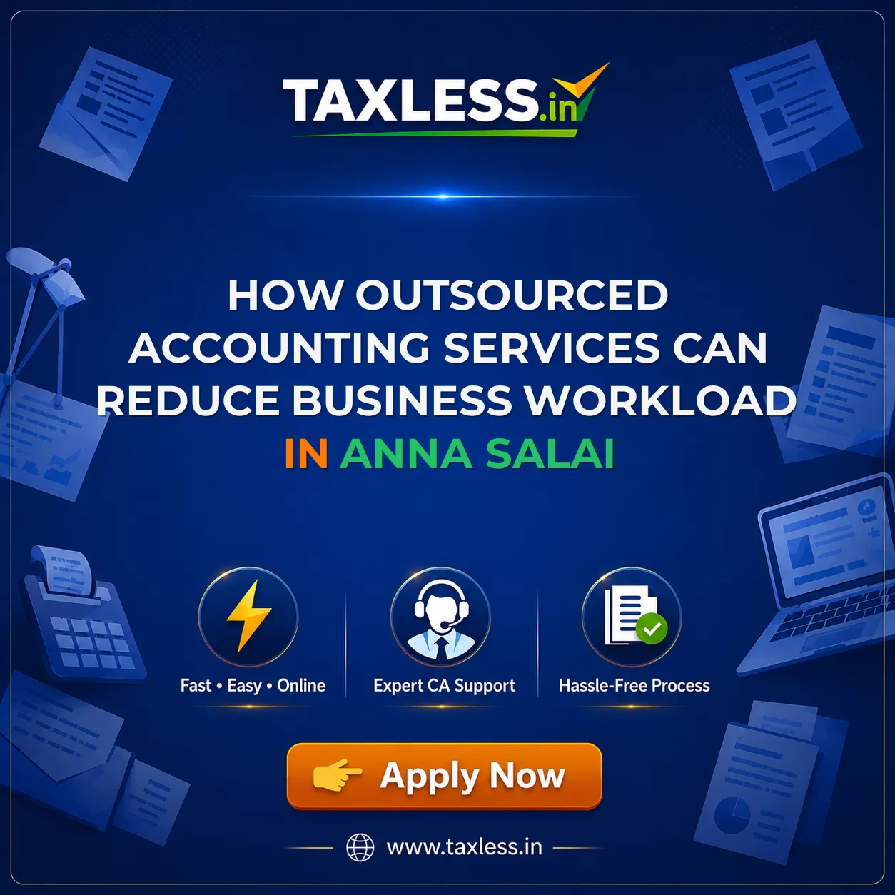 How Outsourced Accounting Services Can Reduce Business Workload in Anna Salai