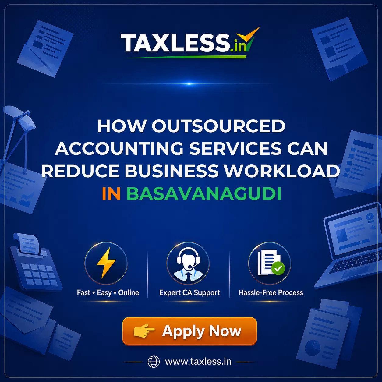How Outsourced Accounting Services Can Reduce Business Workload in Basavanagudi